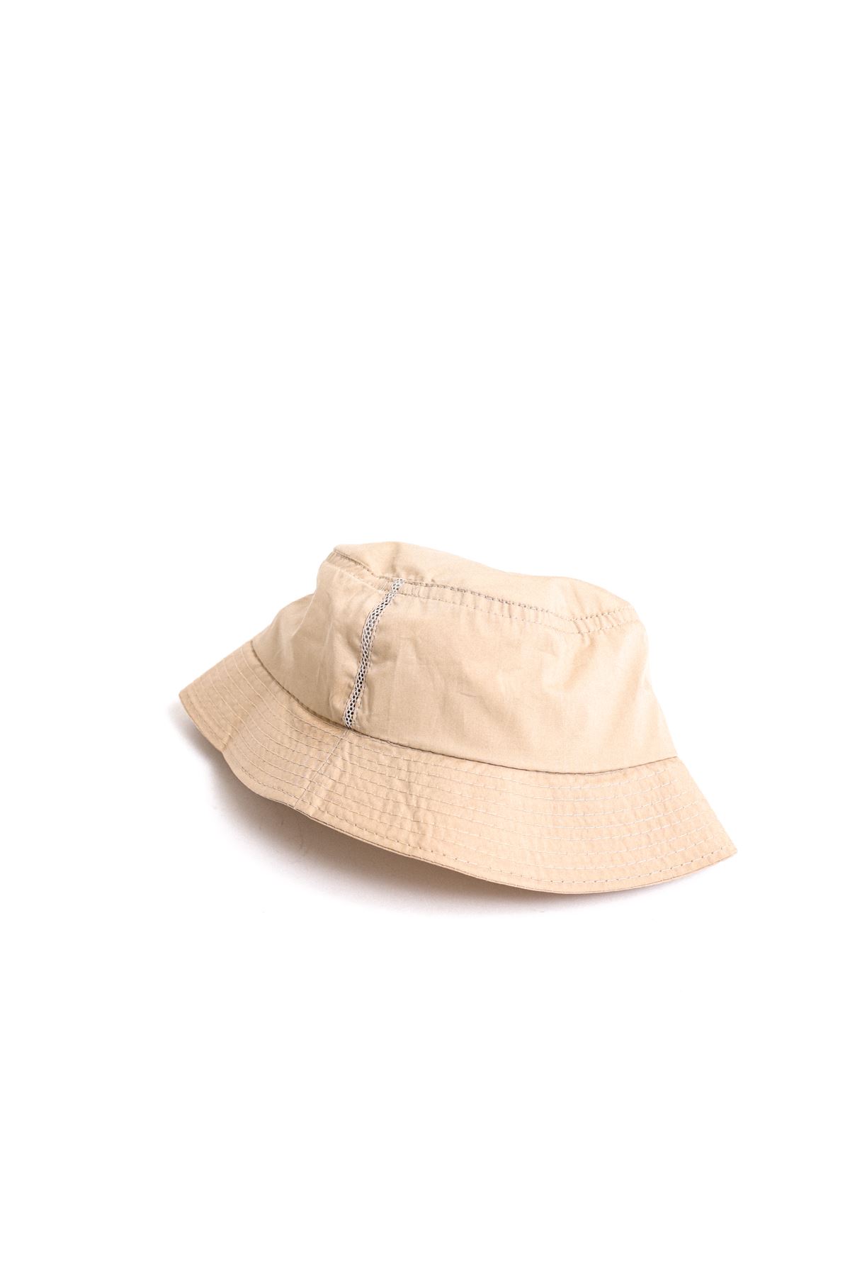 Bej İnce Safari Şapka