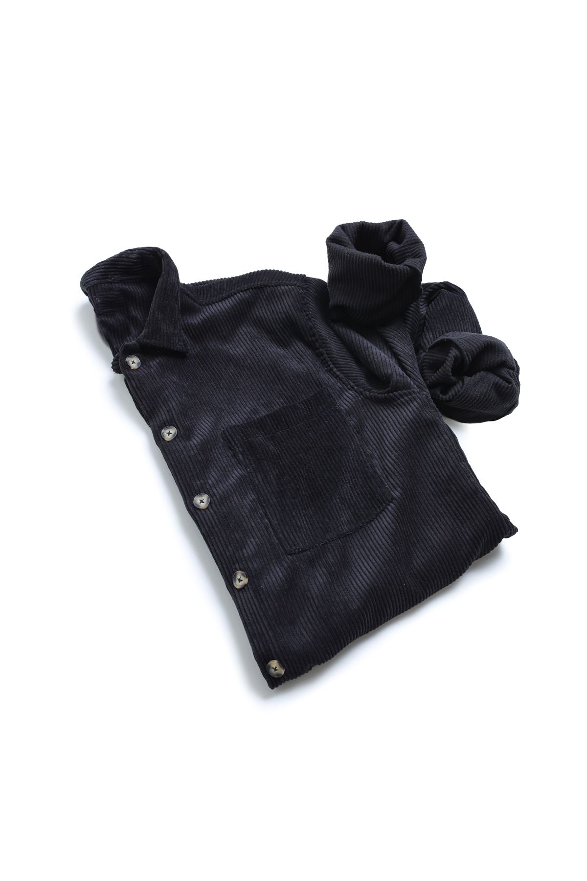 Siyah Kadife Gömlek