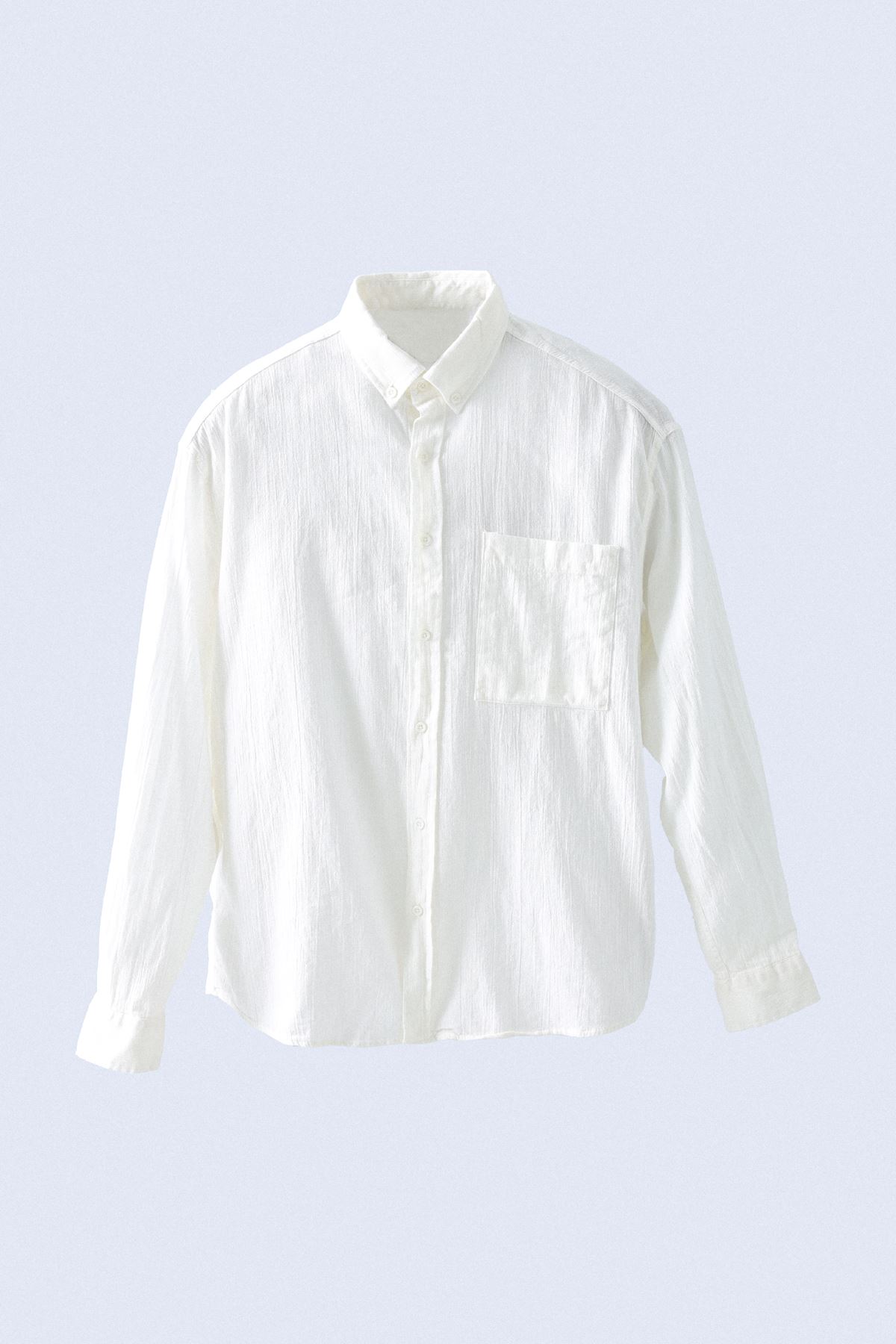 Beyaz Kırınkıl Gömlek