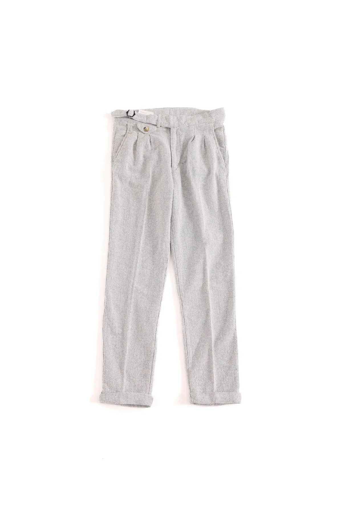 Puerto Rico Regular Fit Mavi Çizgili Erkek Pantolon