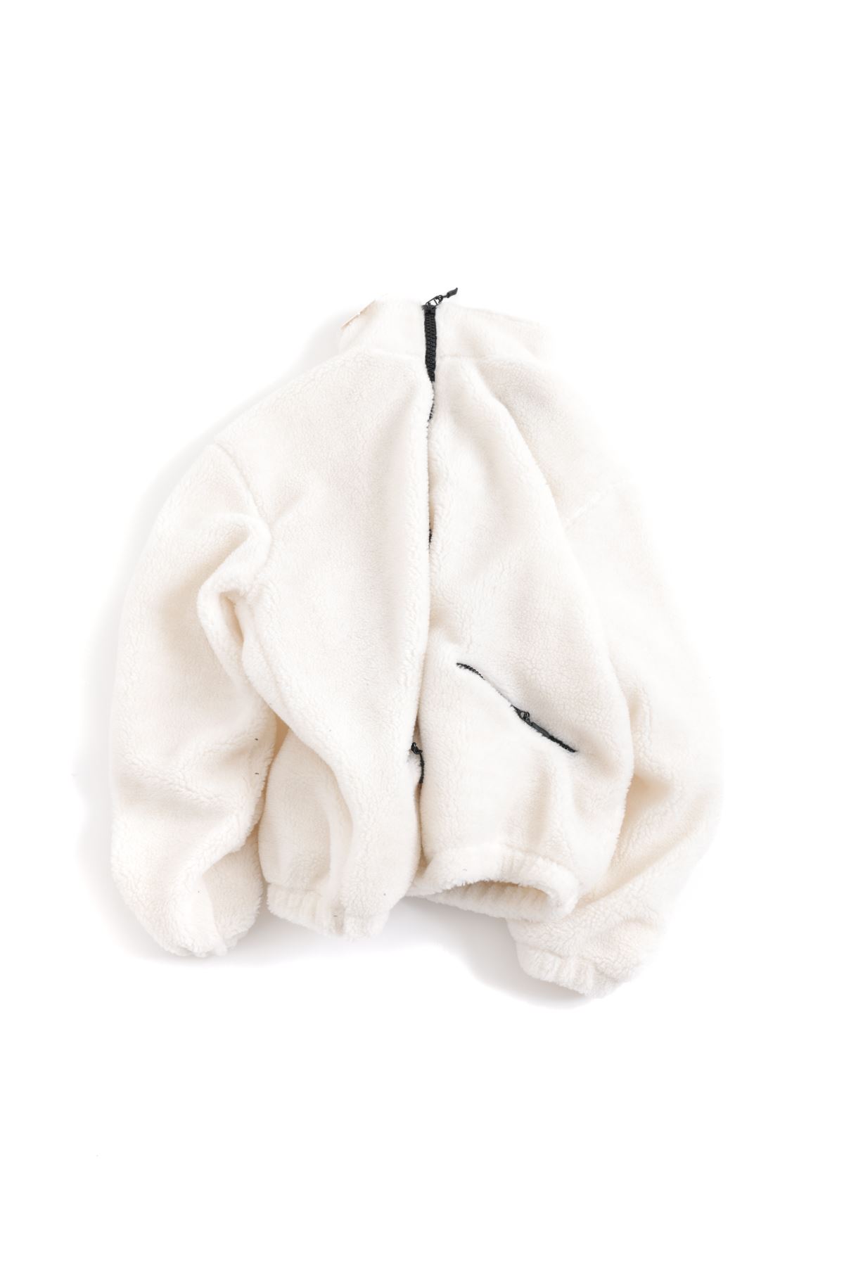 Lahey Beyaz Pelüş Ceket
