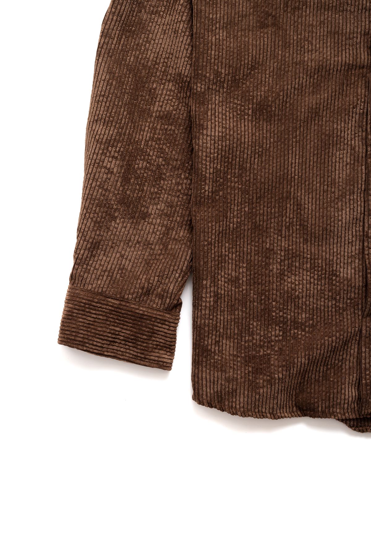 Bochnia Kalın Fitilli Kahve Kadife Gömlek