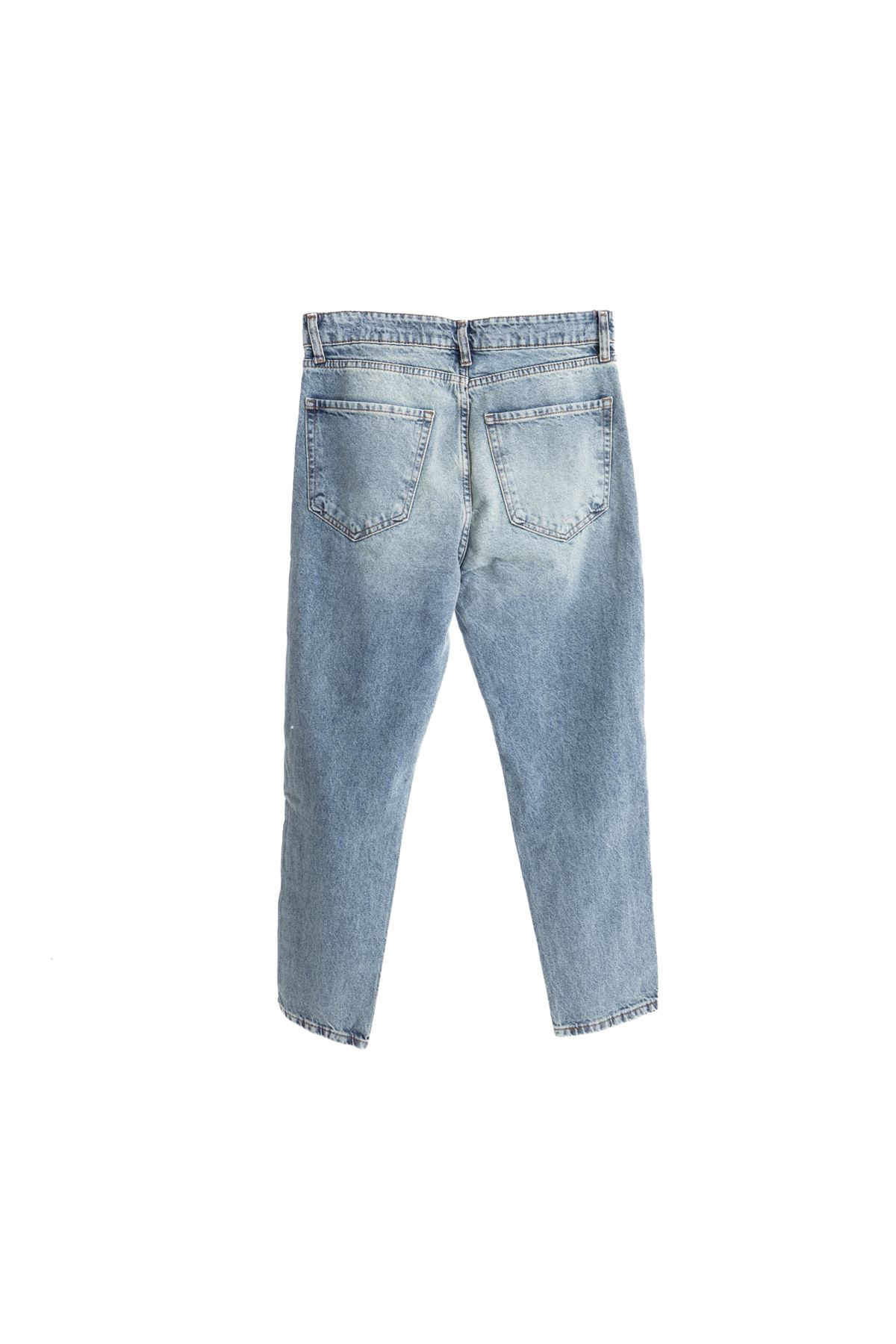 York Açık Mavi Yırtıklı Boyfriend Denim Erkek Pantolon