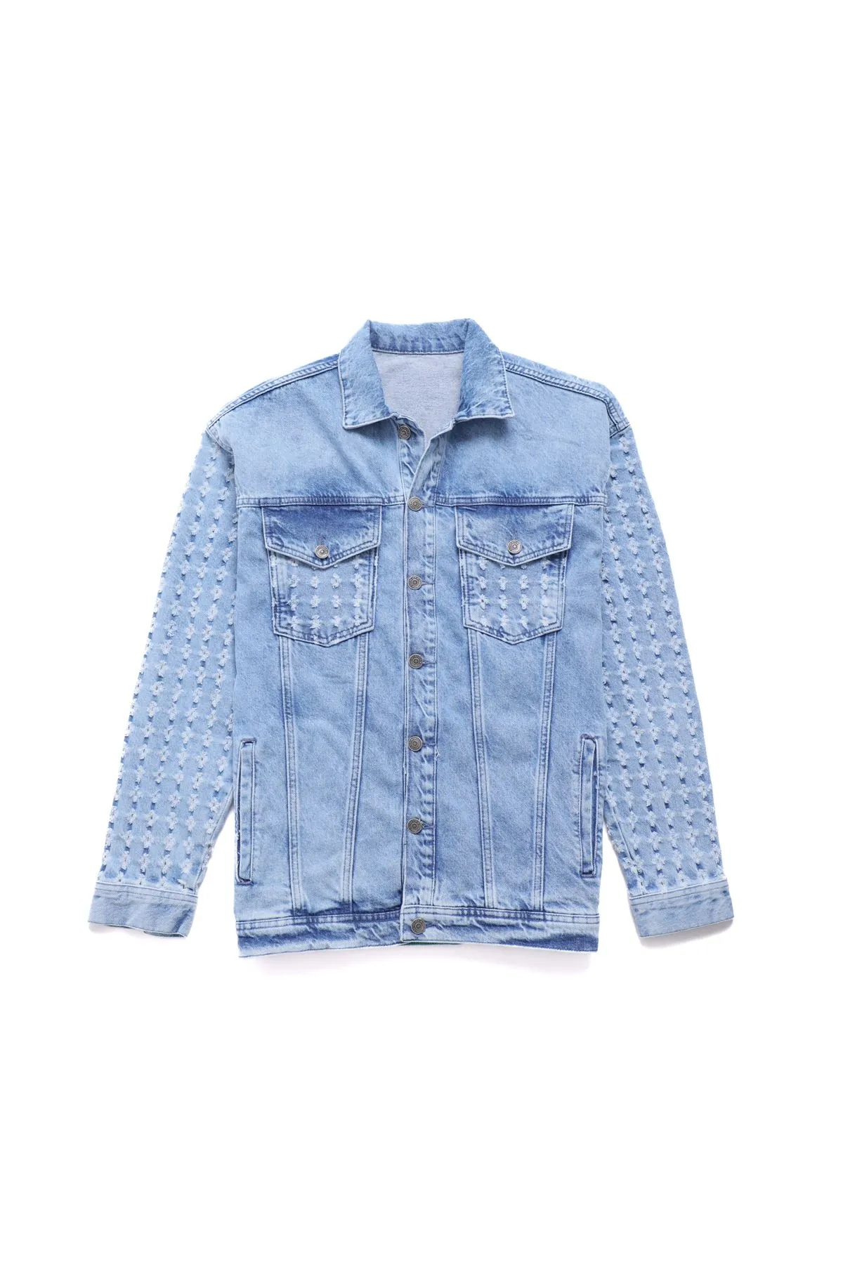 Randers Açık Mavi Denim Erkek Ceket