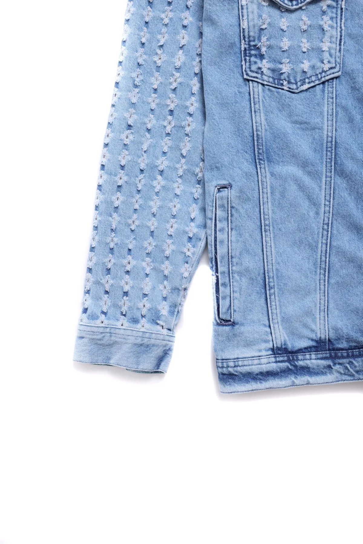 Randers Açık Mavi Denim Erkek Ceket