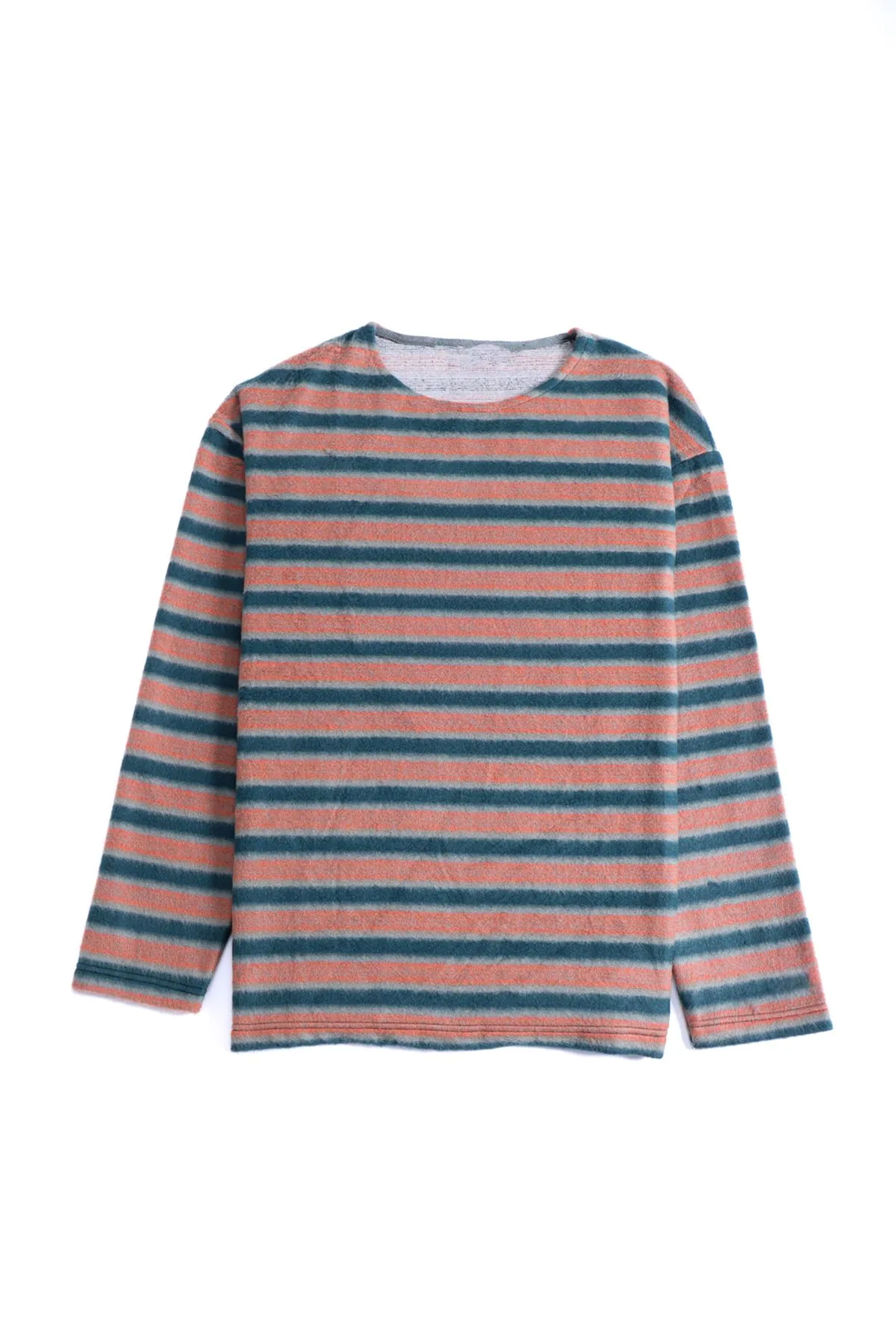 Lesnoy Yeşil Kiremit Pelüş Erkek Sweatshirt