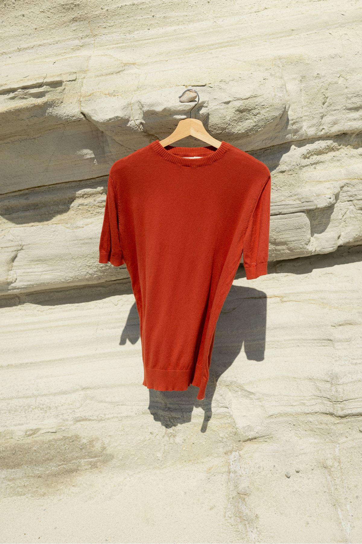 Briss Kiremit Bisiklet Yaka %100 Pamuk Triko Tshirt
