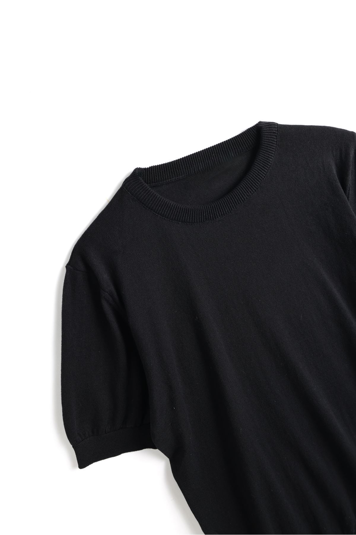 Briss Siyah Bisiklet Yaka %100 Pamuk Triko Erkek Tshirt