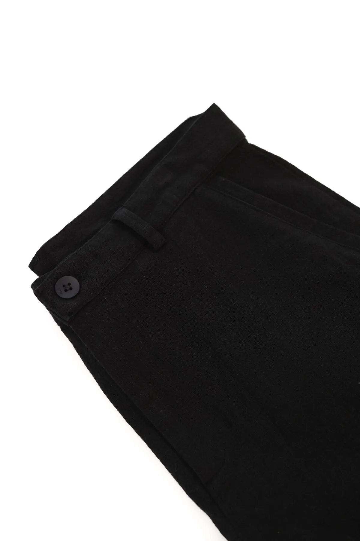 Hush Siyah %100 Pamuk Erkek Pantolon