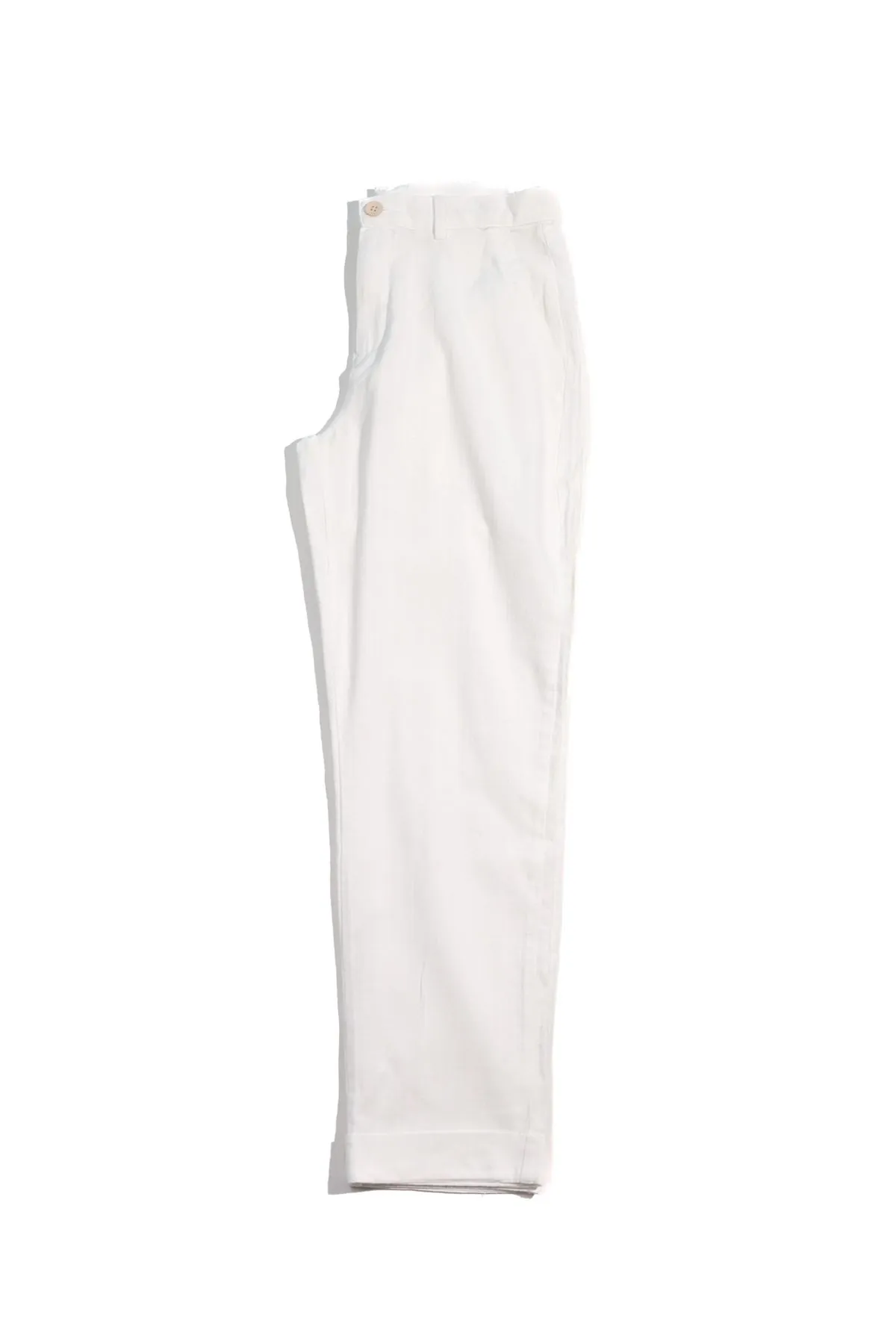 Hush Beyaz %100 Pamuk Erkek Pantolon