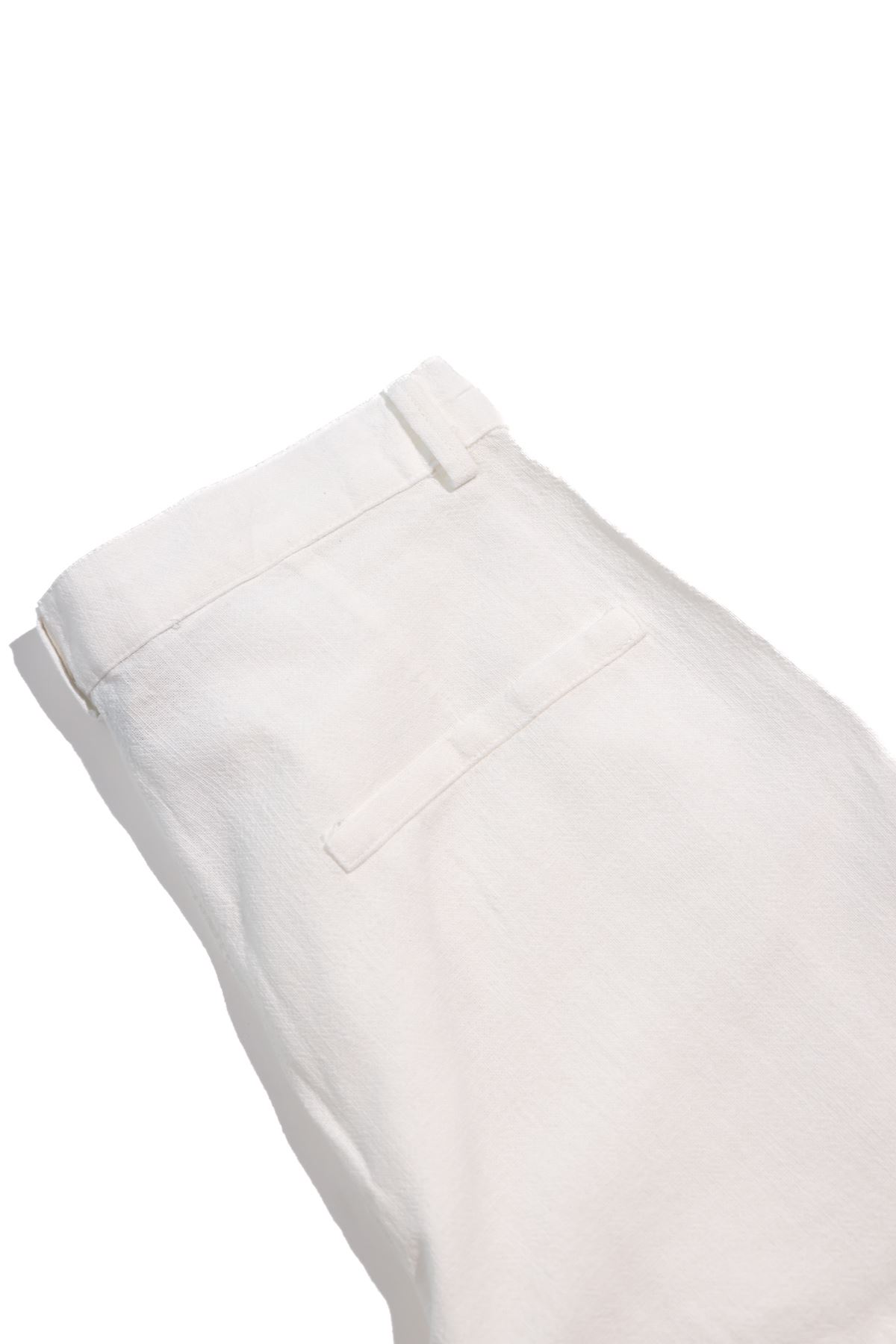 Hush Beyaz %100 Pamuk Erkek Pantolon