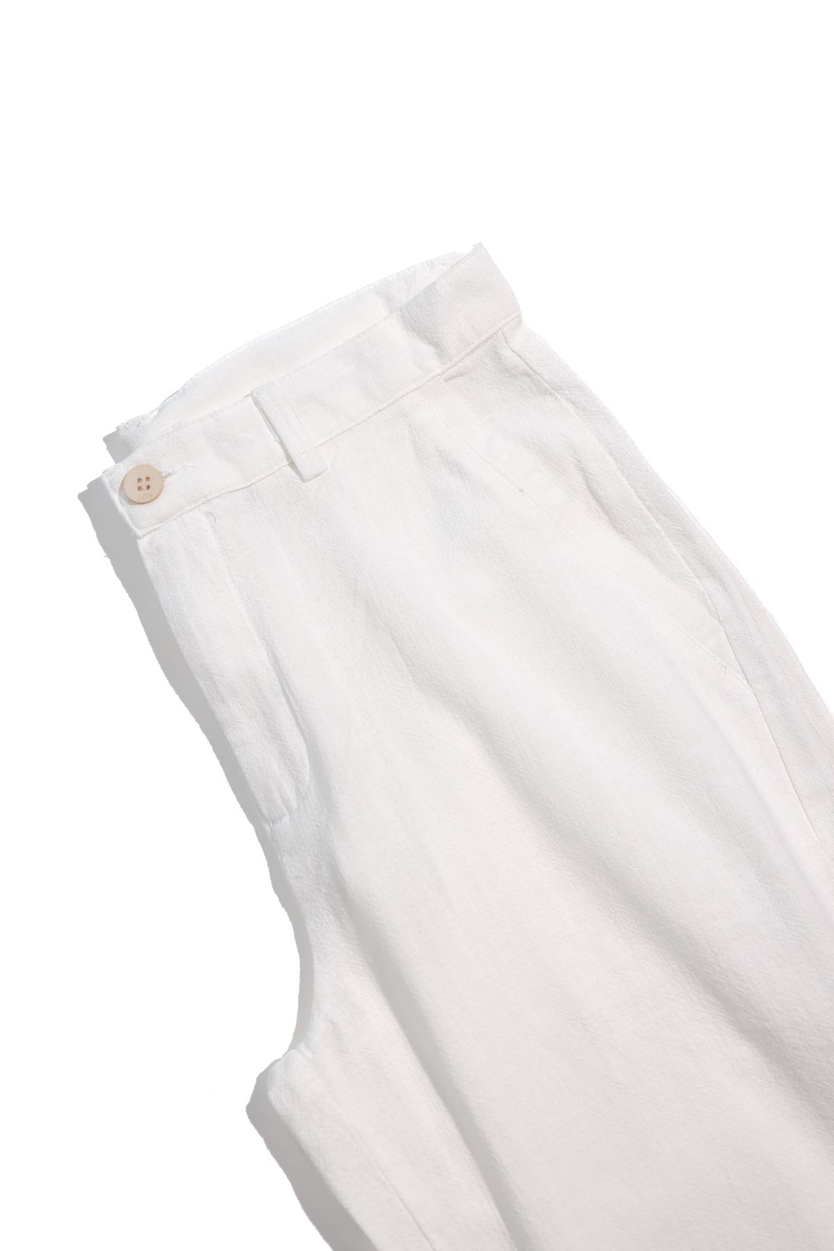 Hush Beyaz %100 Pamuk Erkek Pantolon
