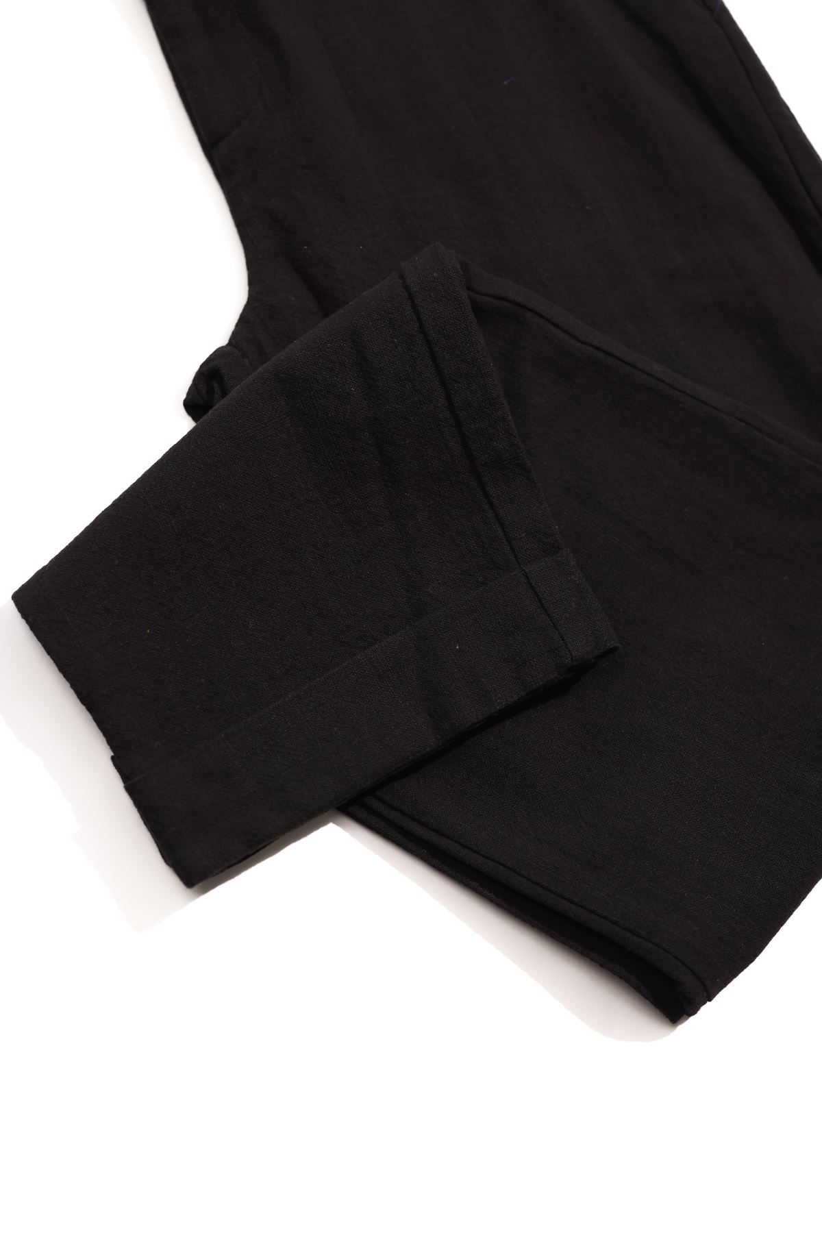 Hush Siyah %100 Pamuk Erkek Pantolon