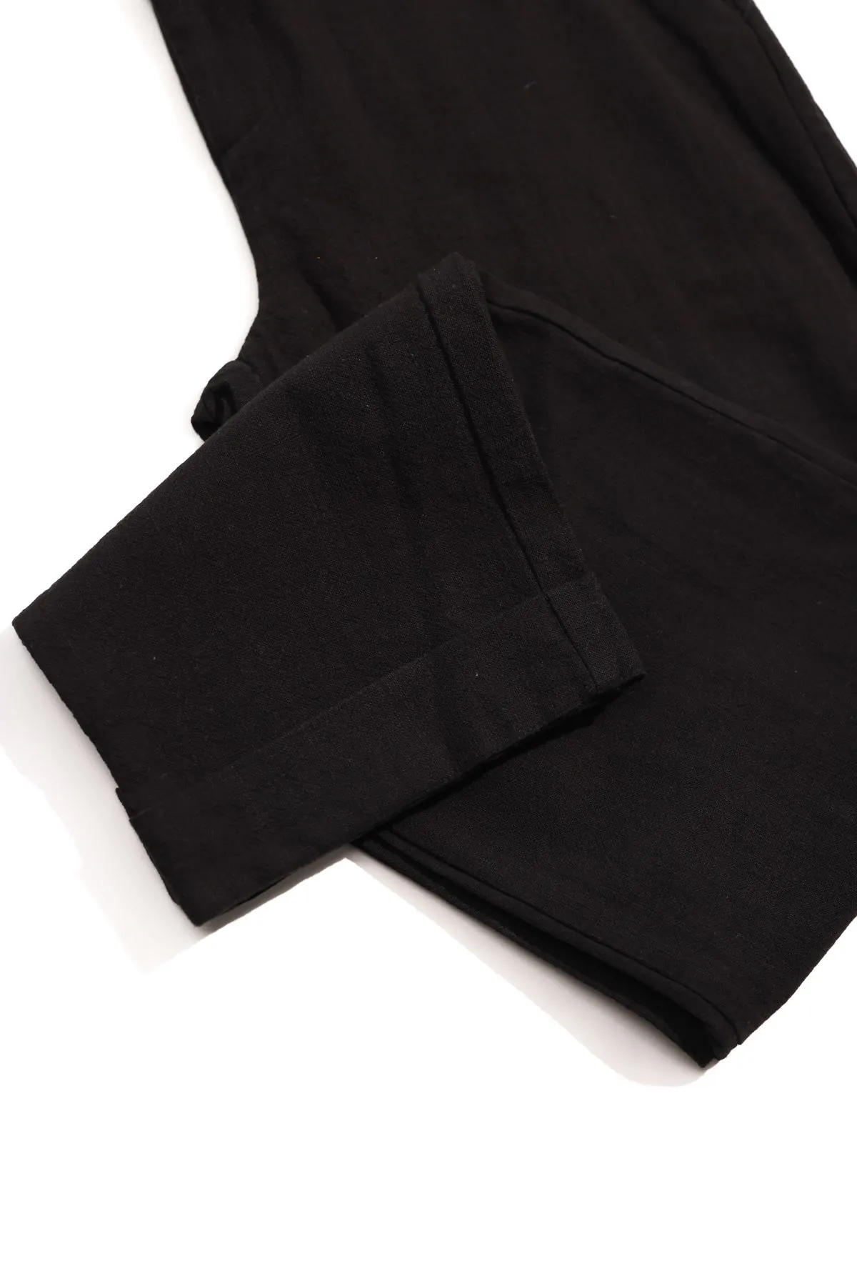 Hush Siyah %100 Pamuk Erkek Pantolon