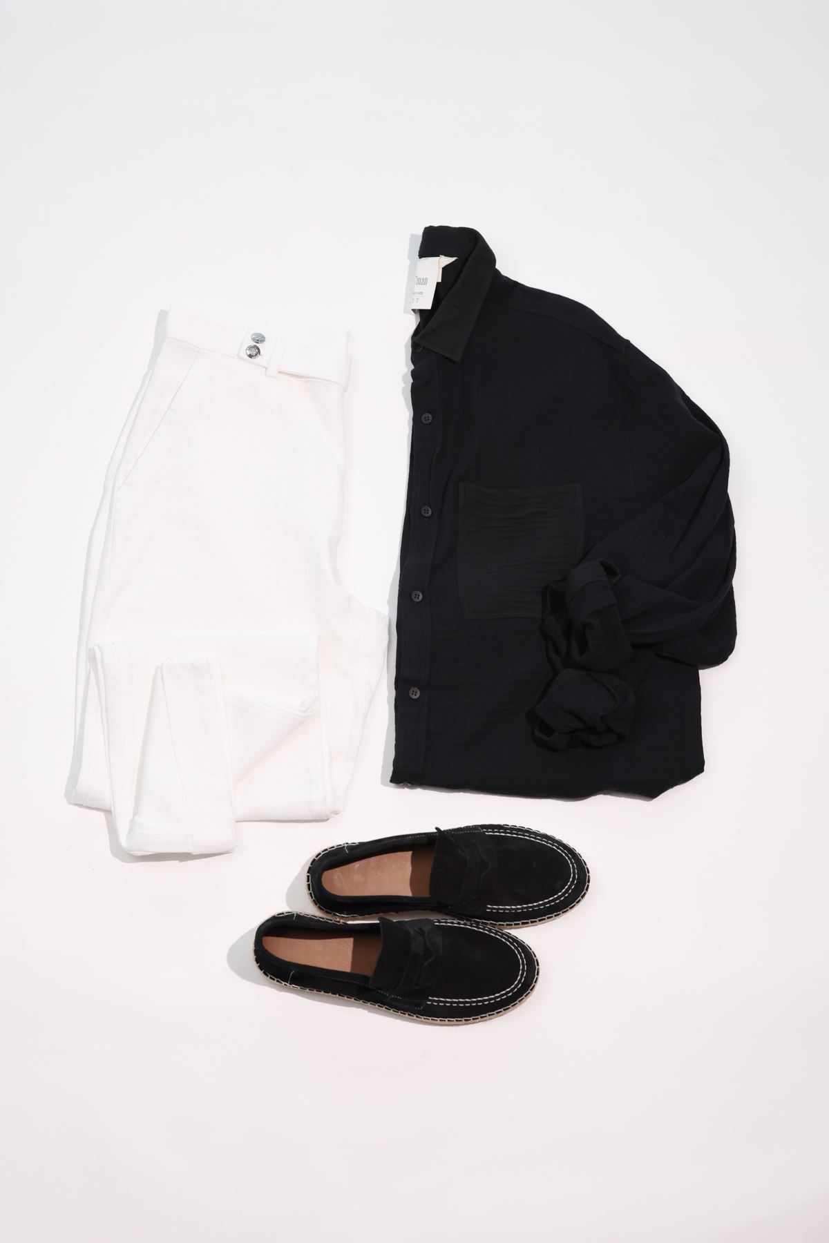 Noxen Siyah Beyaz Kombin