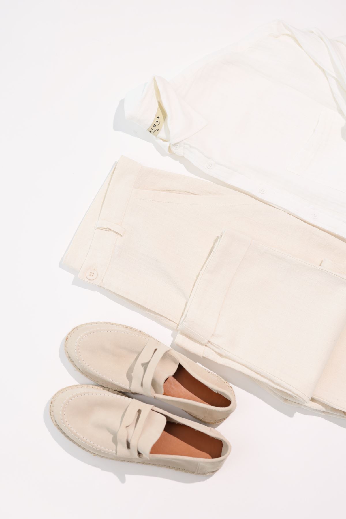 Maren Beyaz Bej Kombin