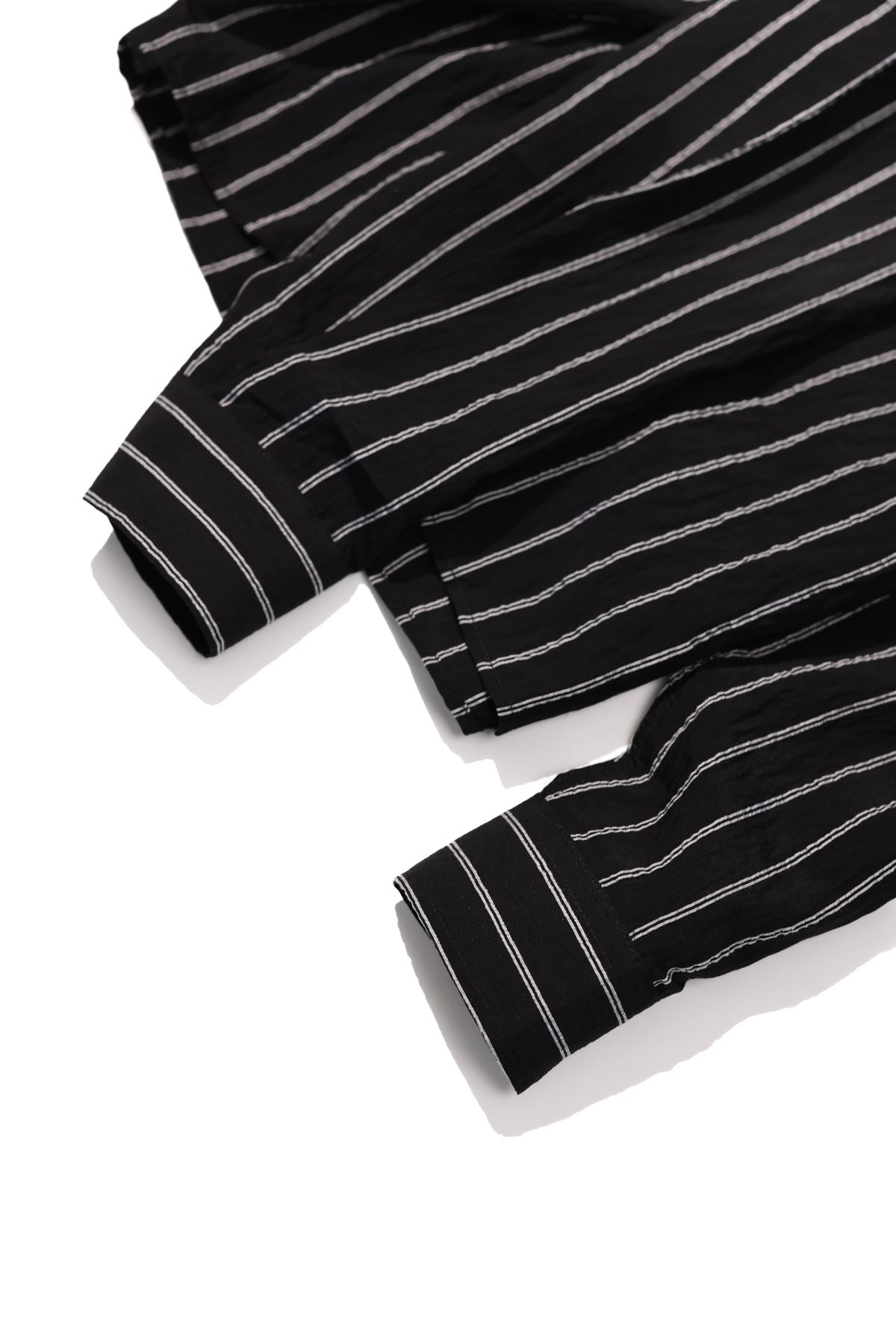 Tyre Çizgili Siyah Gömlek