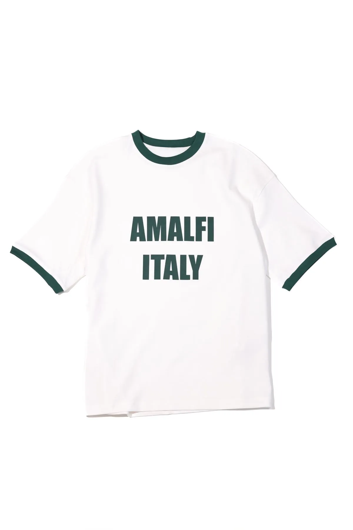 Axis Beyaz Yeşil Oversize %100 Pamuk Erkek Tshirt