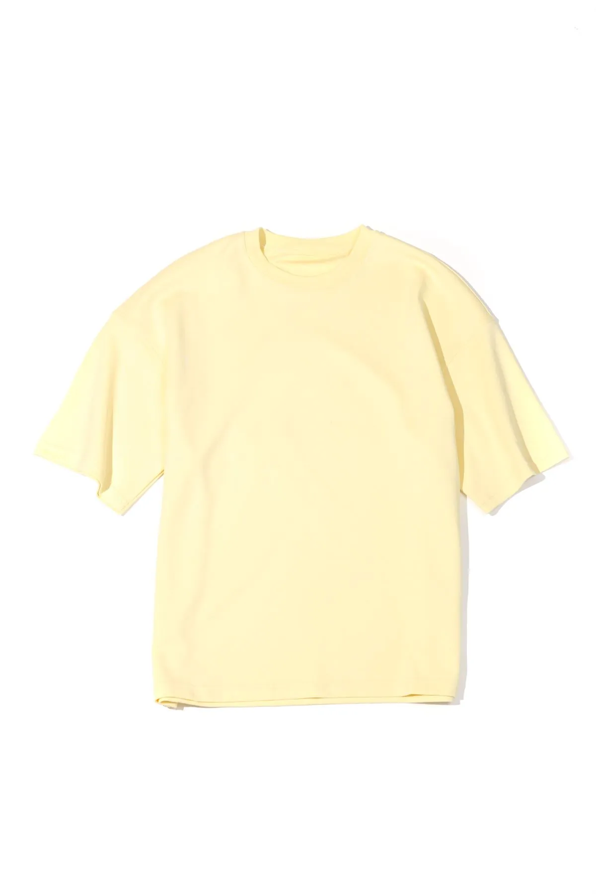 Argos Sarı Oversize %100 Pamuk Erkek Tshirt