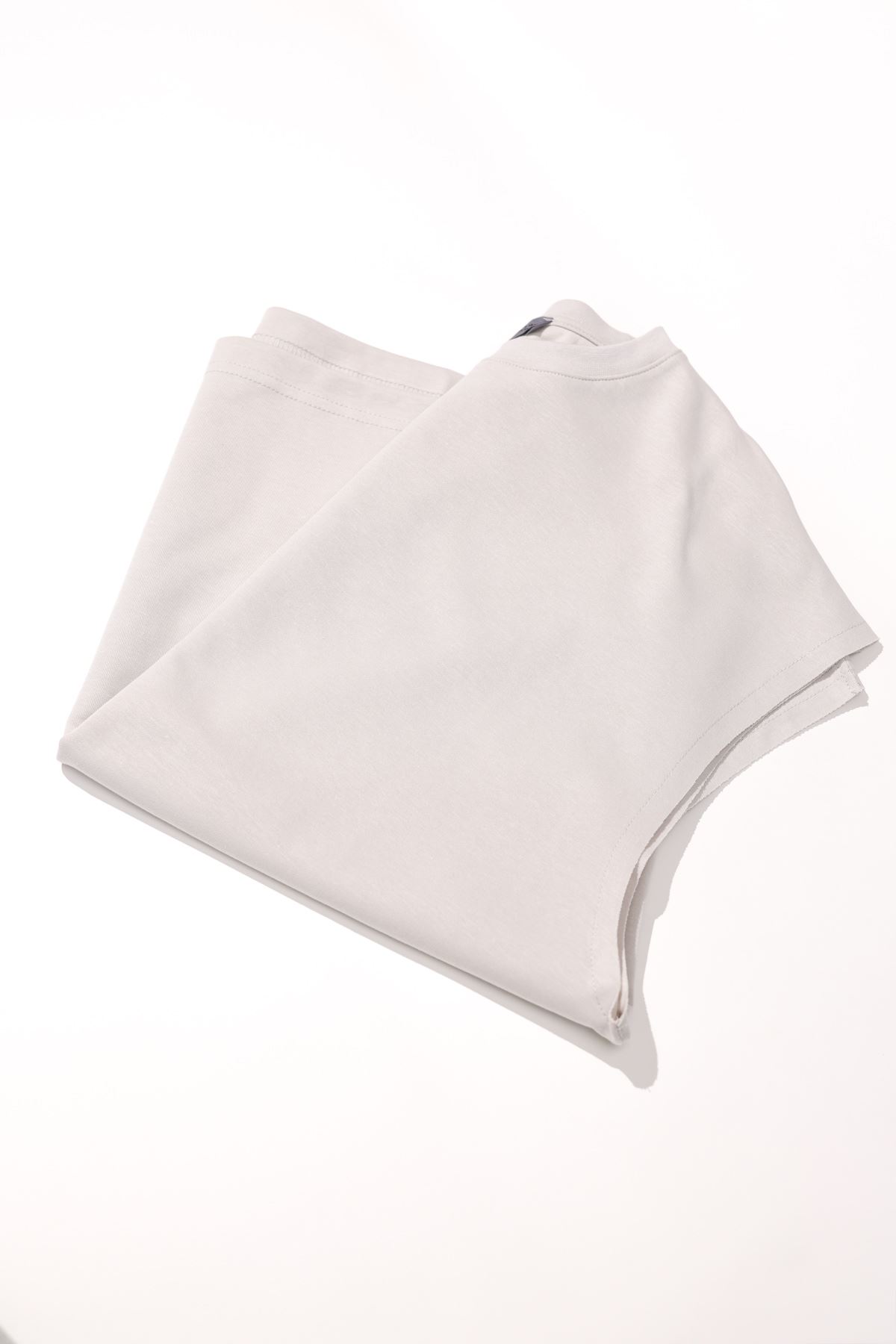 Raen Gri Oversize Kolsuz Tshirt