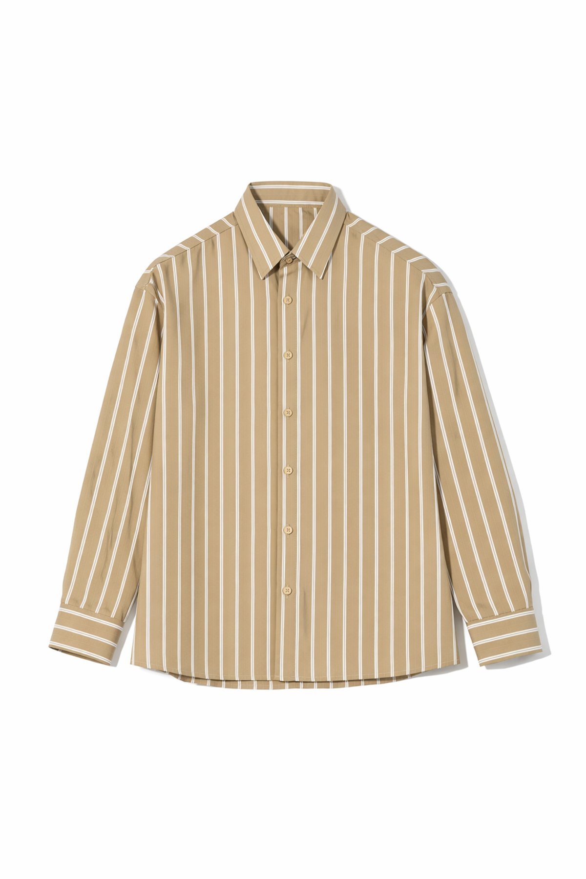 Tyre Çizgili Haki Gömlek