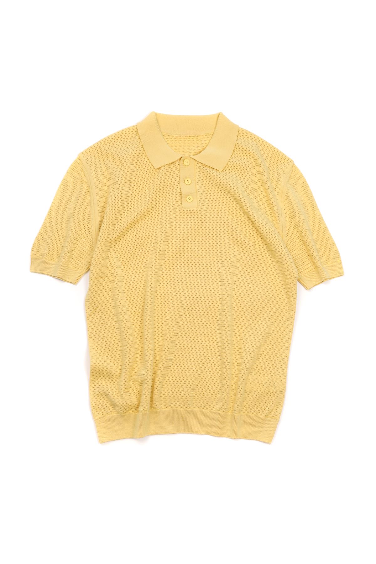 Rimo Sarı Düğmeli Triko Tshirt