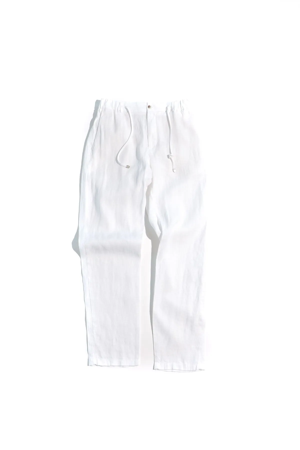 Sardis Beyaz %100 Keten Erkek Pantolon