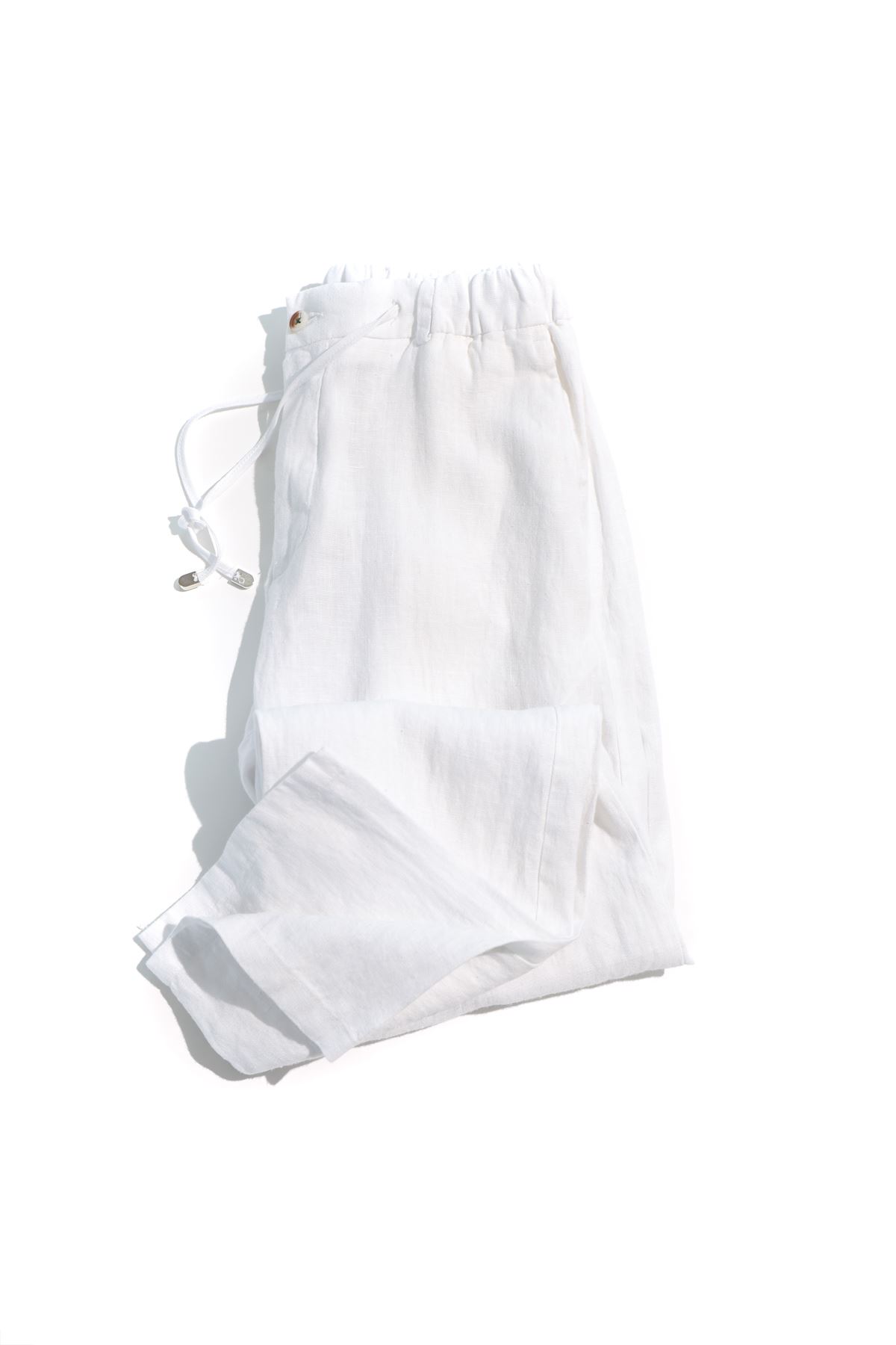 Sardis Beyaz %100 Keten Pantolon