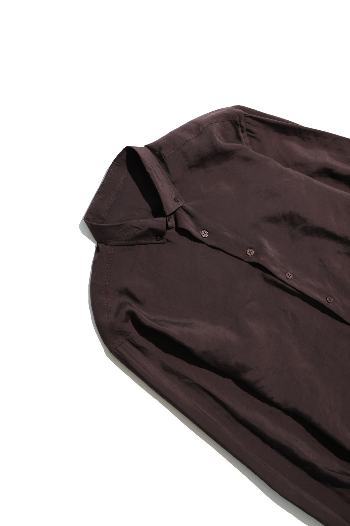 Vego Kahve Oversize Gömlek