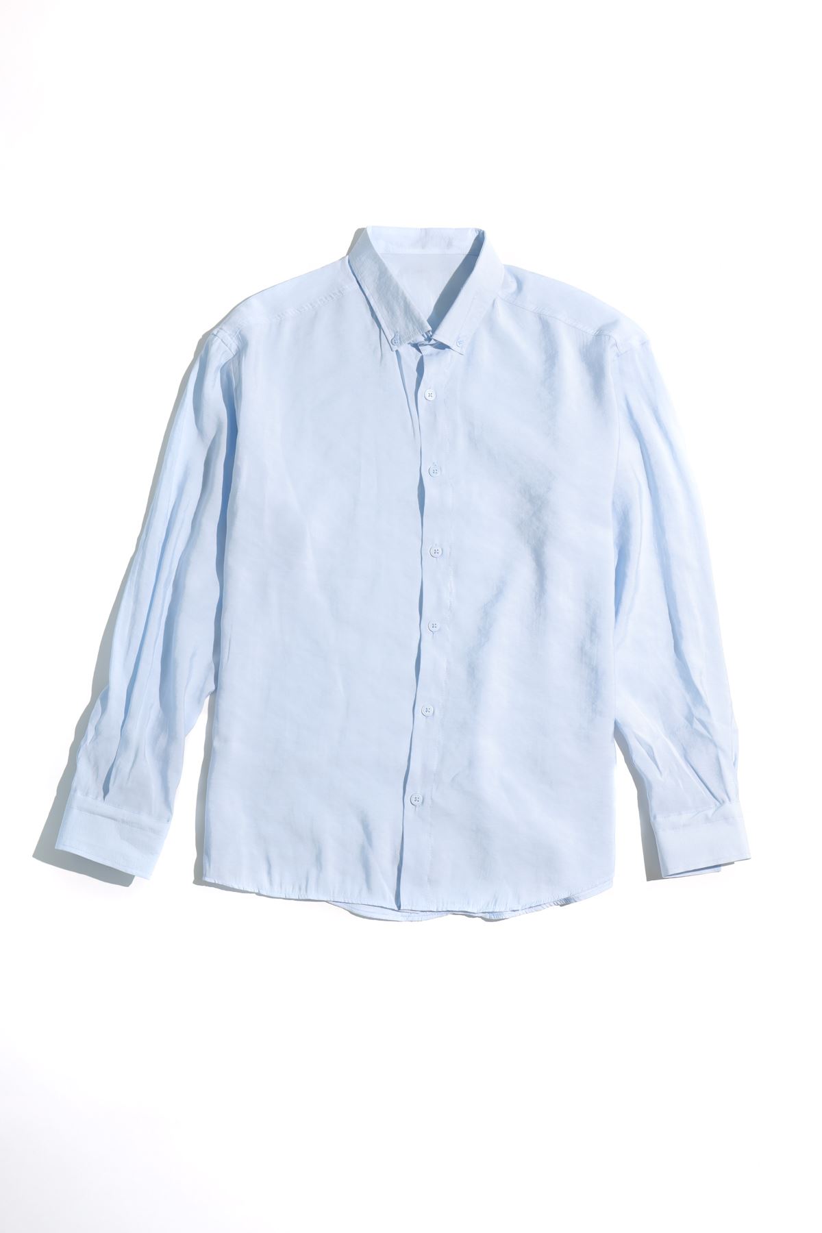 Vego Açık Mavi Oversize Gömlek