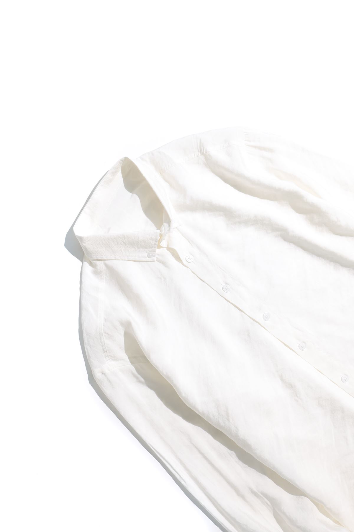 Vego Beyaz Oversize Gömlek