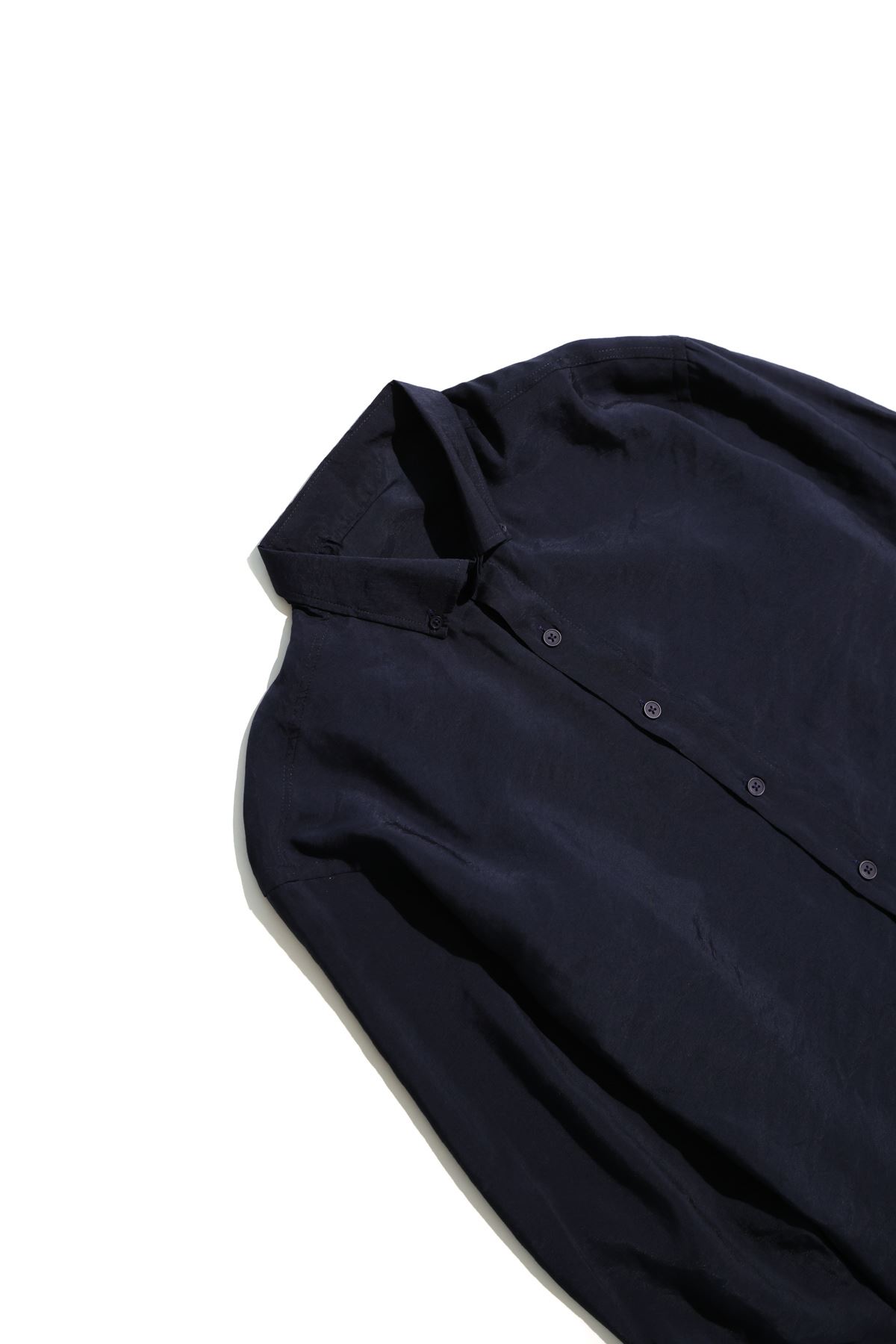 Vego Lacivert Oversize Gömlek