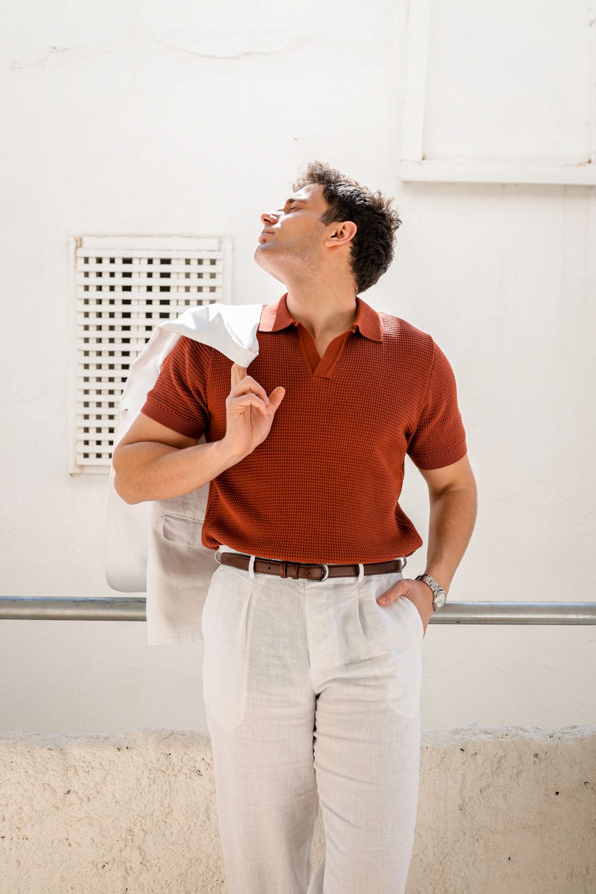 Moka Kiremit Triko Tshirt