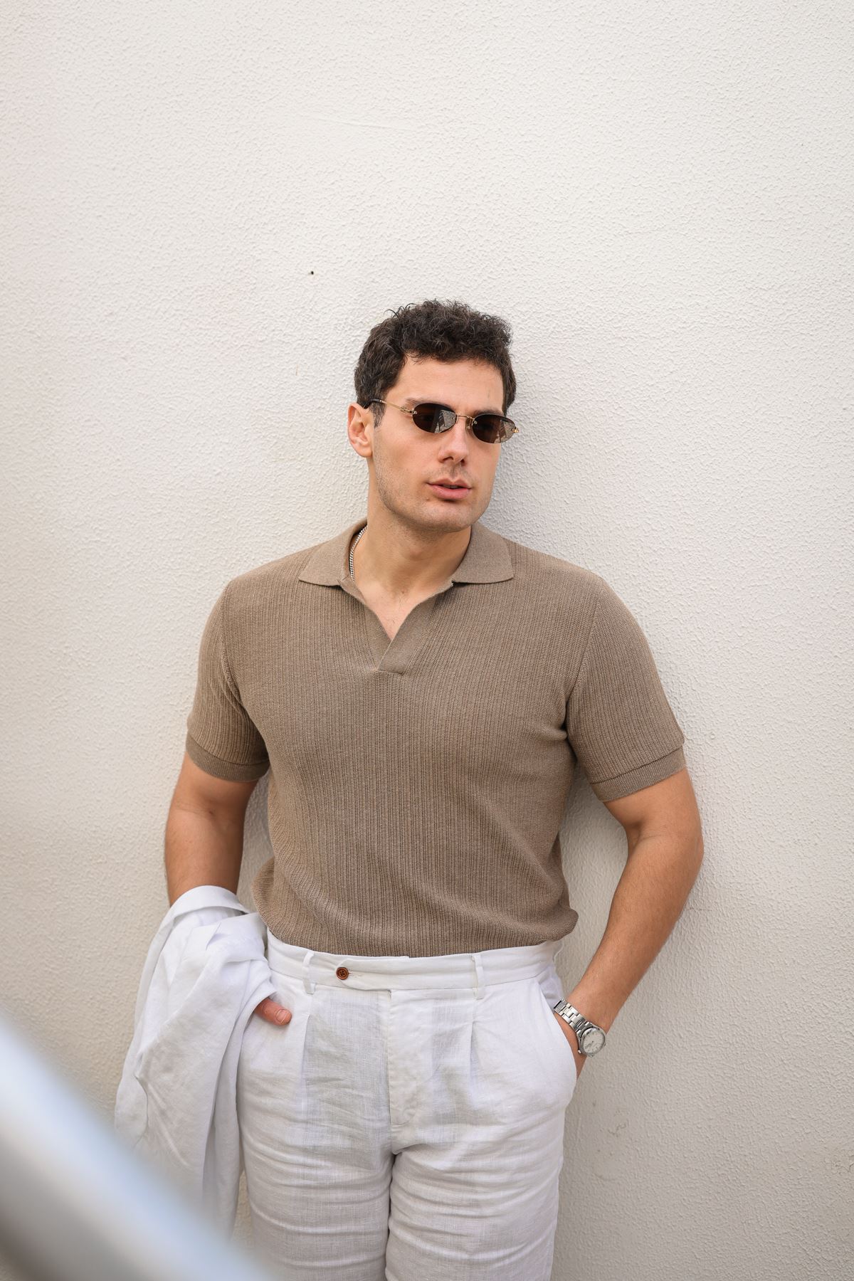 Talvo Bej Triko Tshirt