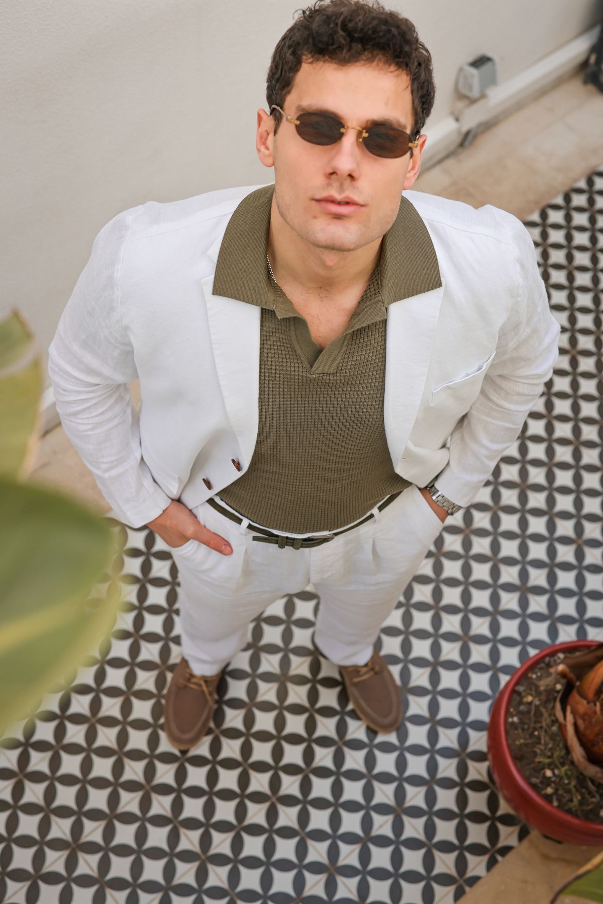 Moka Haki Triko Tshirt