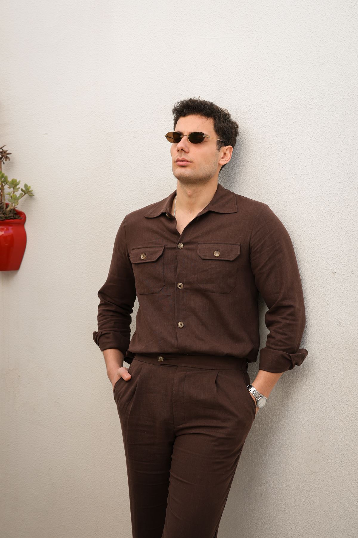 Darivo Koyu Kahve Takım