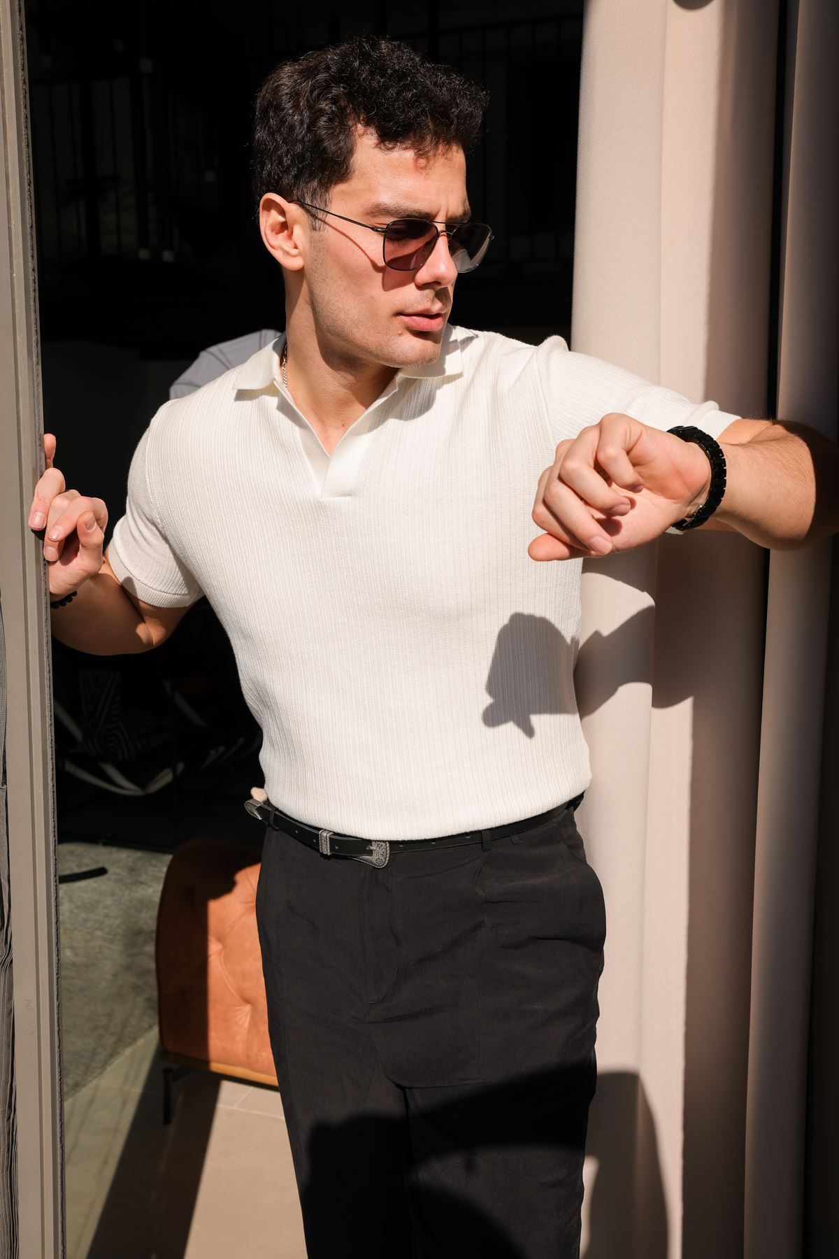 Talvo Beyaz Triko Tshirt