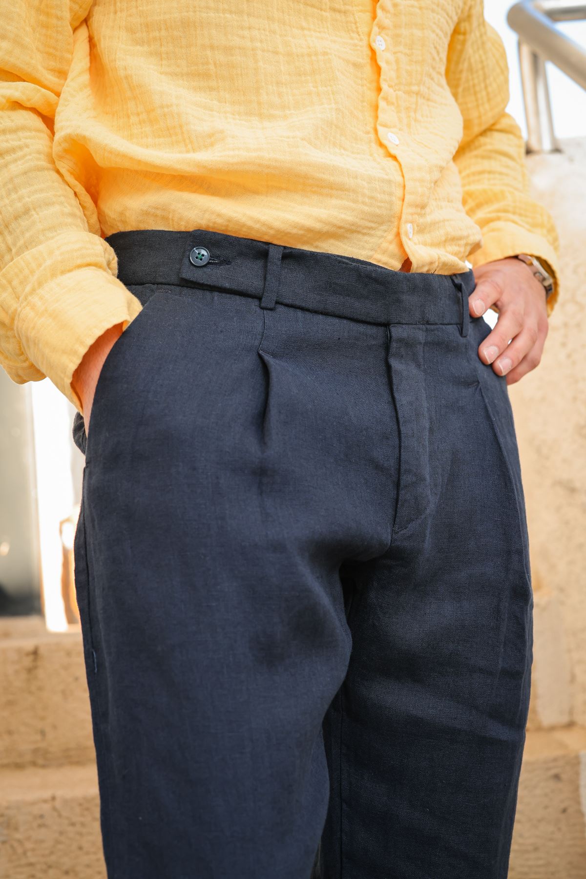 Giardino Lacivert Pantolon