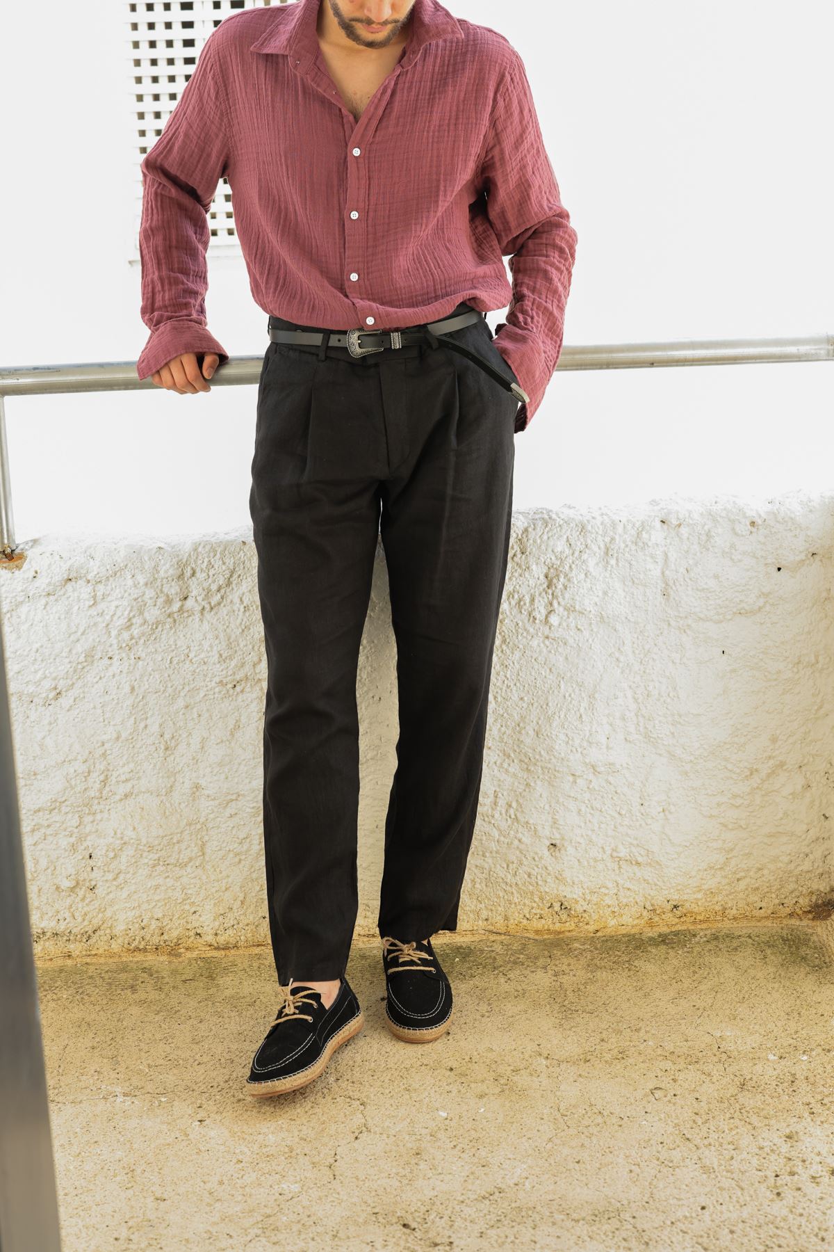 Giardino Siyah Pantolon