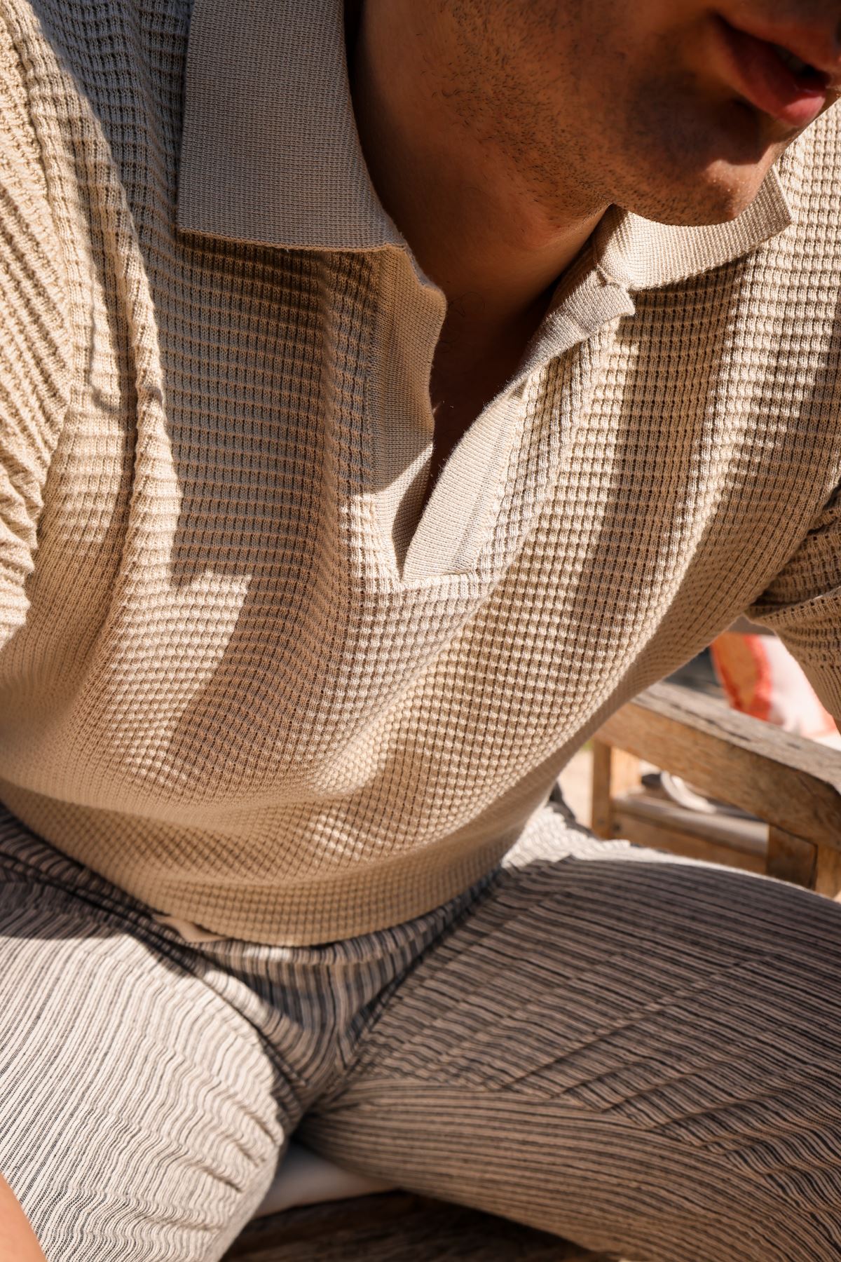 Moka Bej Triko Tshirt