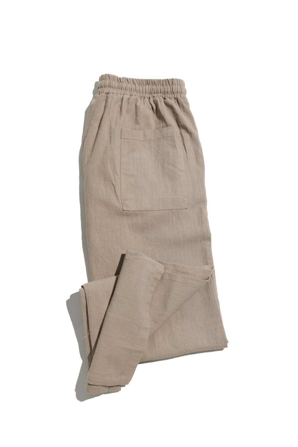 Telar Koyu Bej Pantolon