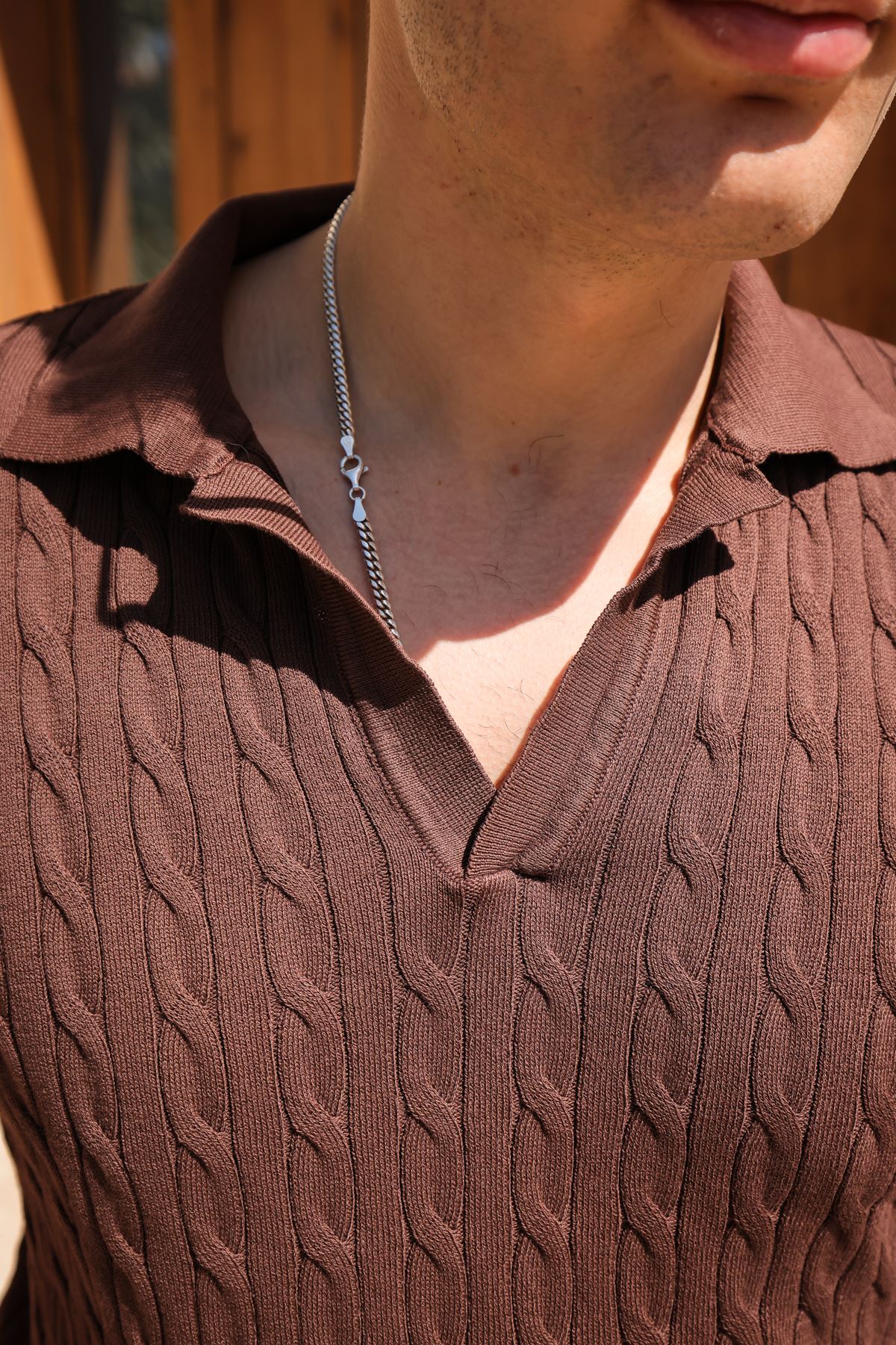 Sable Kahve Triko Tshirt