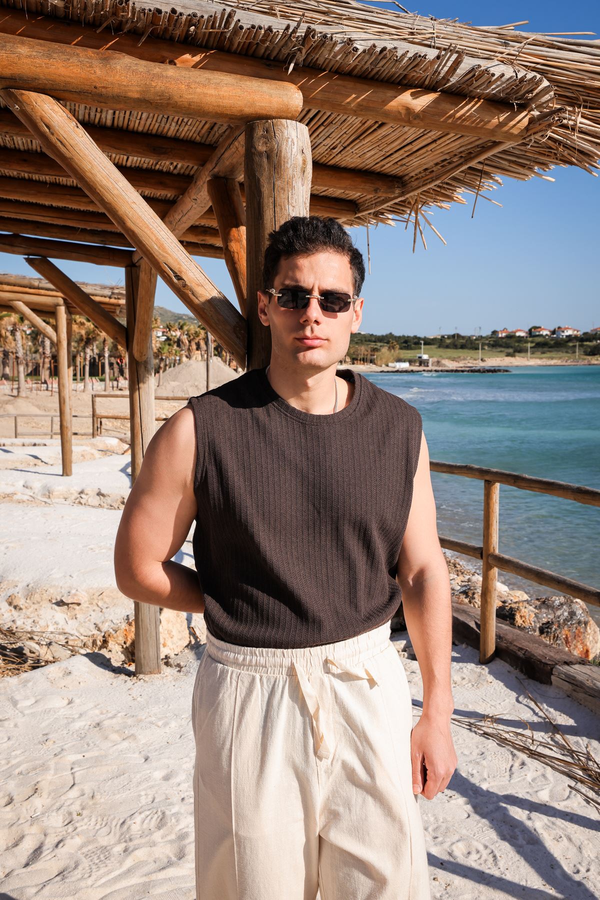 Velum Kahve Triko Atlet