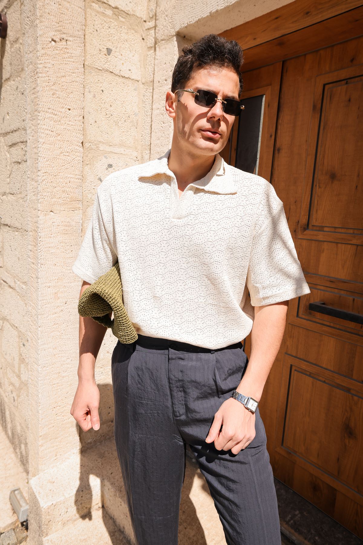 Opale Ekru Triko Tshirt