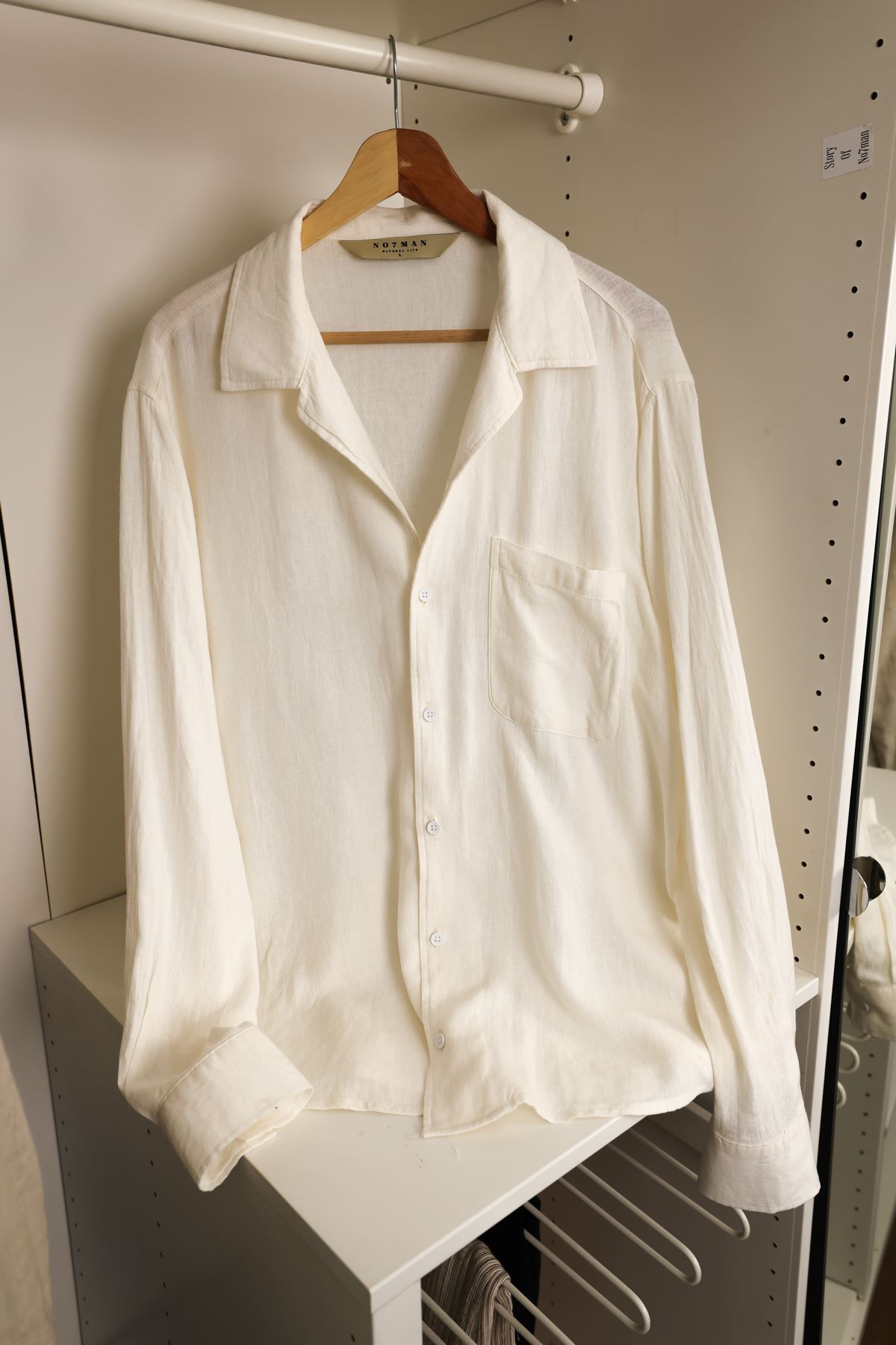 İtaliano Keten %100 Beyaz Gömlek