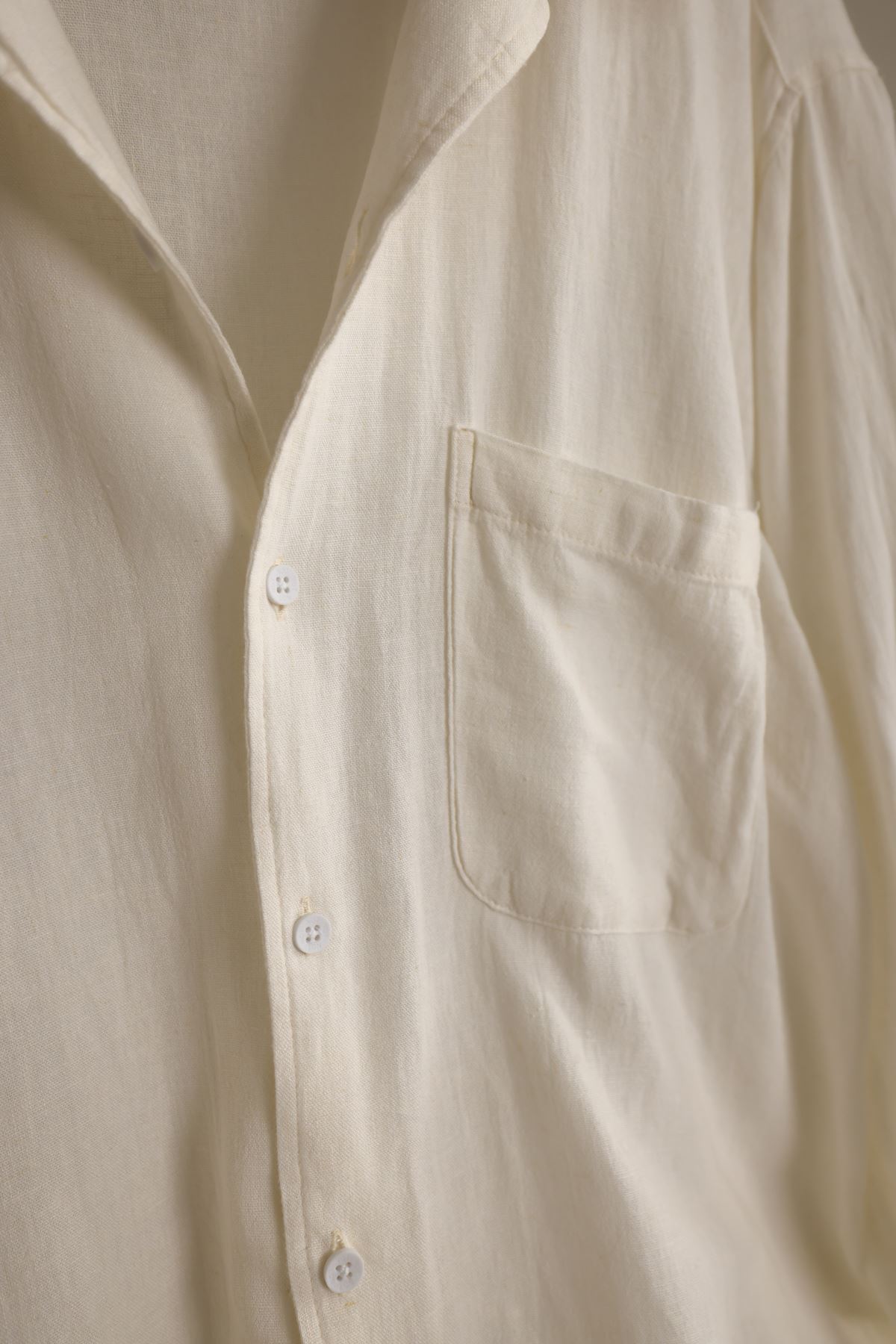 İtaliano Keten %100 Beyaz Gömlek