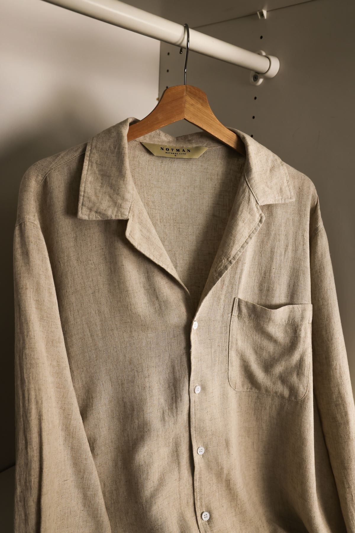İtaliano Keten %100 Bej Gömlek