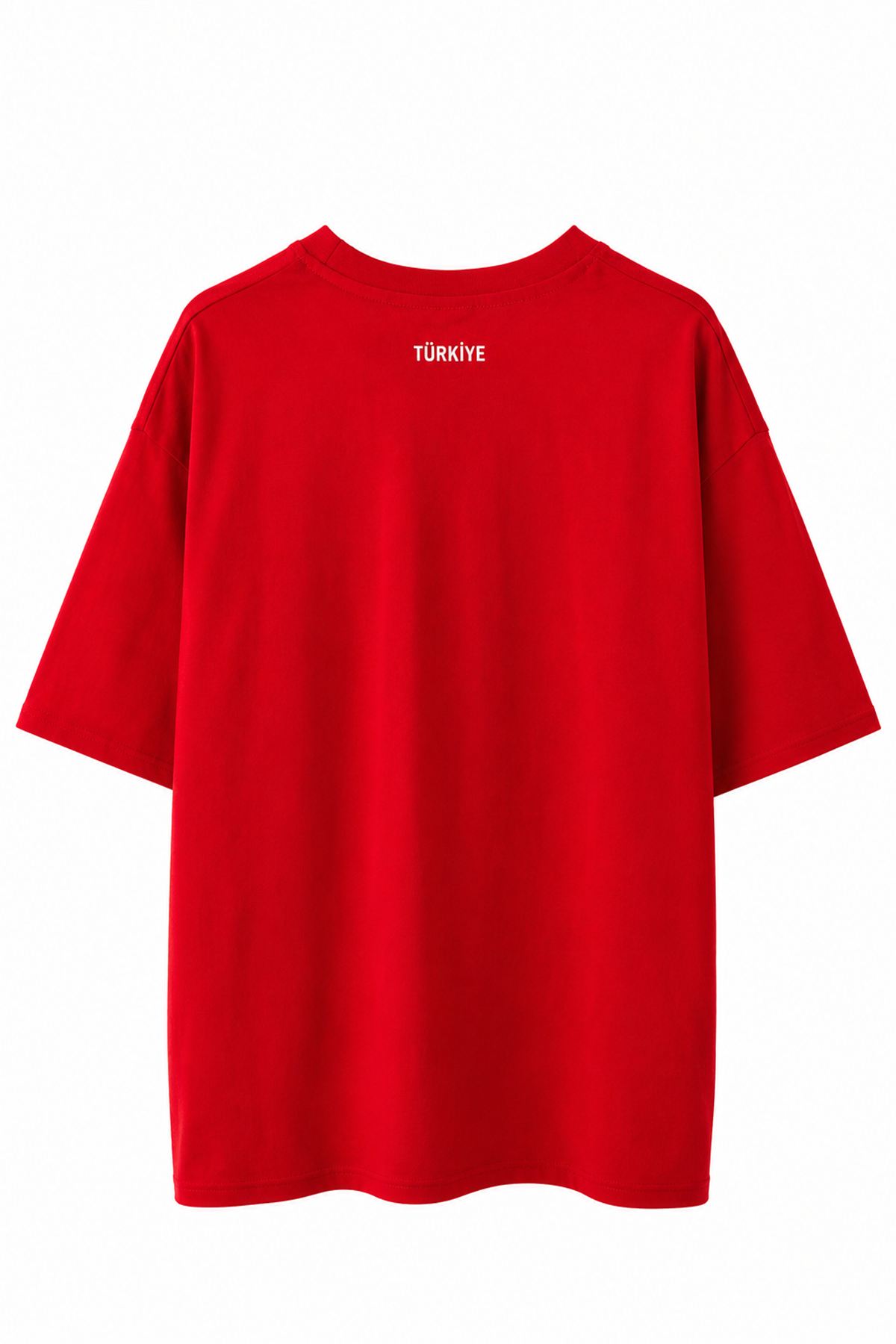 Türkiye Kırmızı Beyaz Pamuklu Tshirt