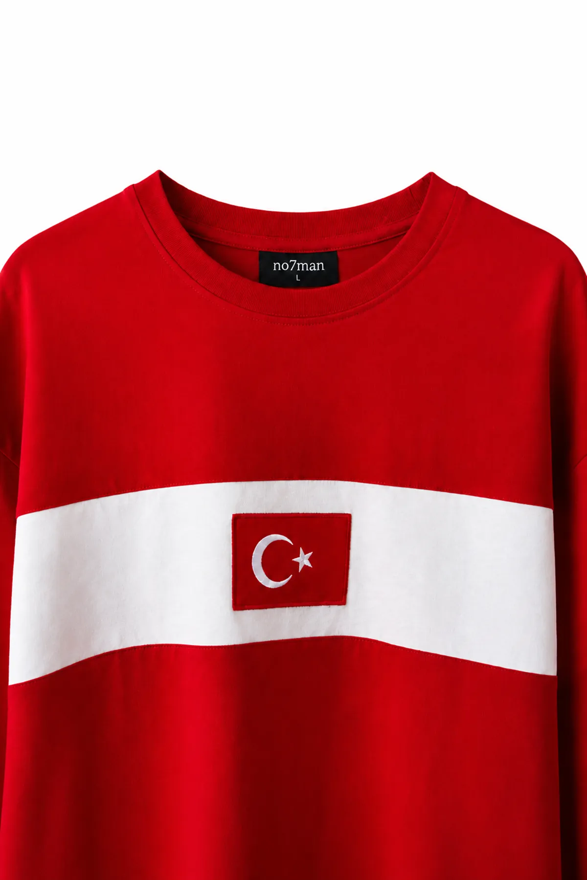 Türkiye Kırmızı Beyaz Pamuklu Tshirt