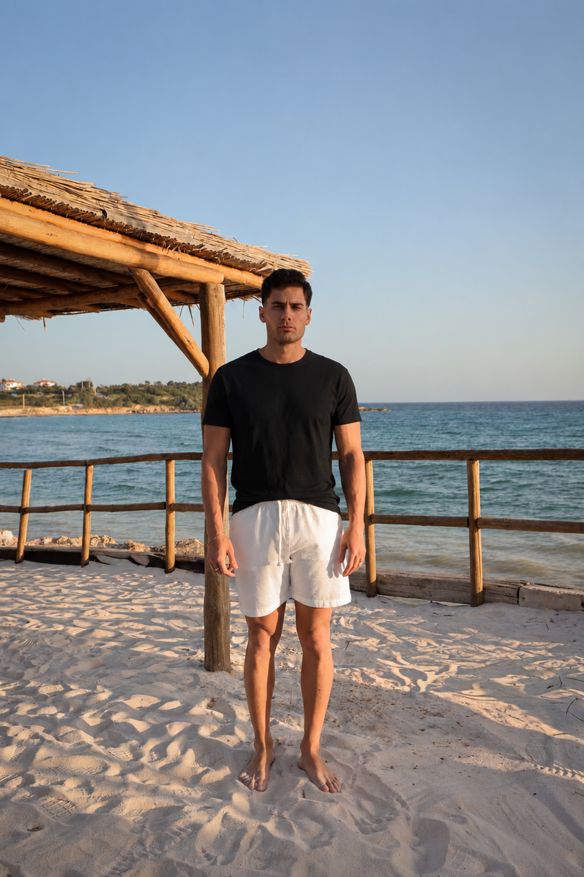 Mistral Siyah Pamuklu Tshirt